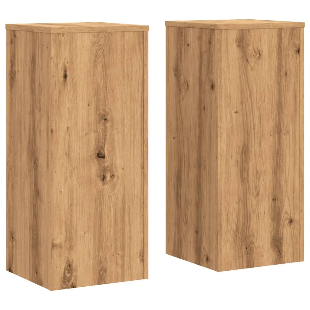 vidaXL Blumenständer Blumenständer Pflanzenständer 2 Stk Artisan-Eiche 30x3 günstig online kaufen