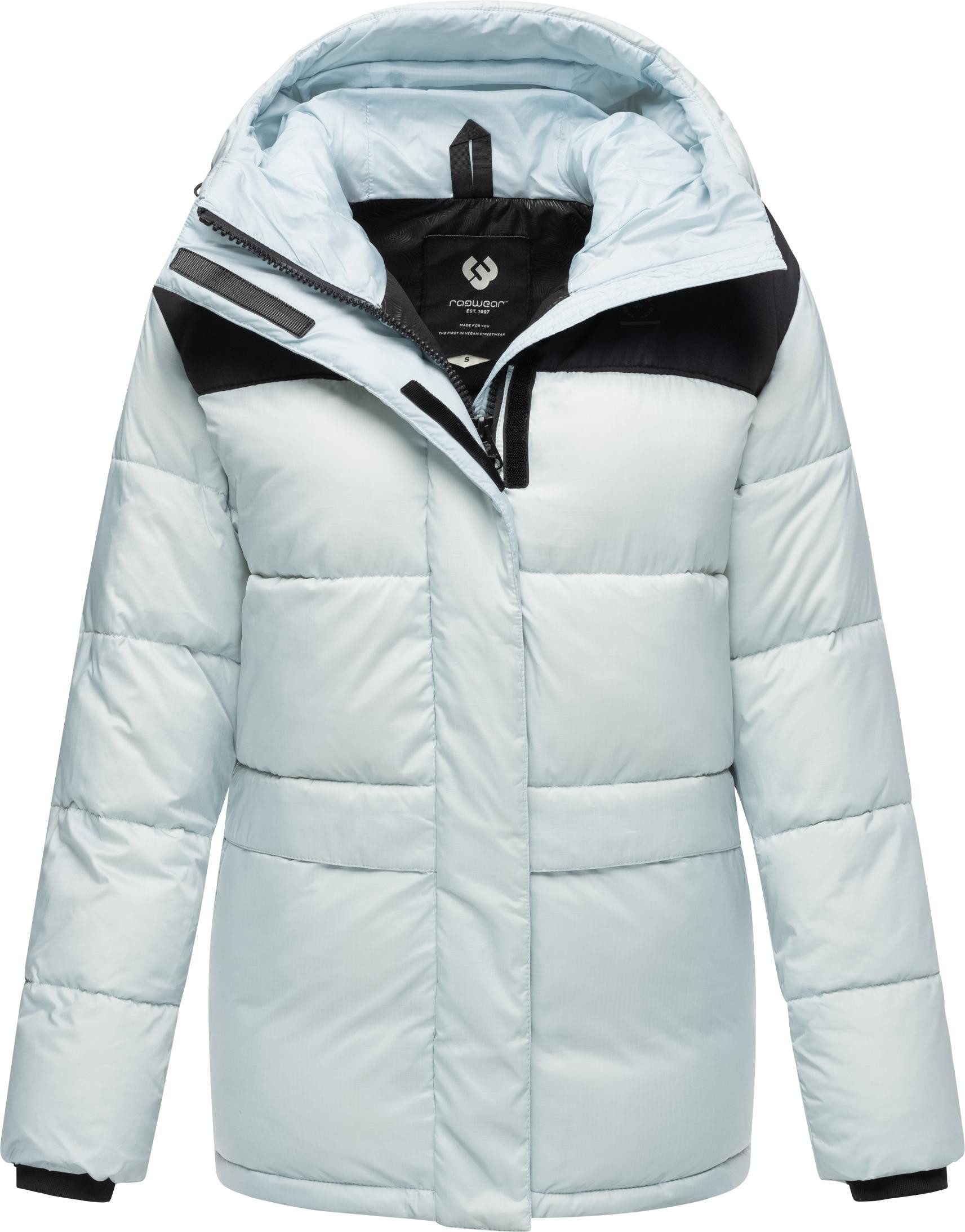 Ragwear Anorak Wikesh stylische Winter Steppjacke mit Colourblocking günstig online kaufen