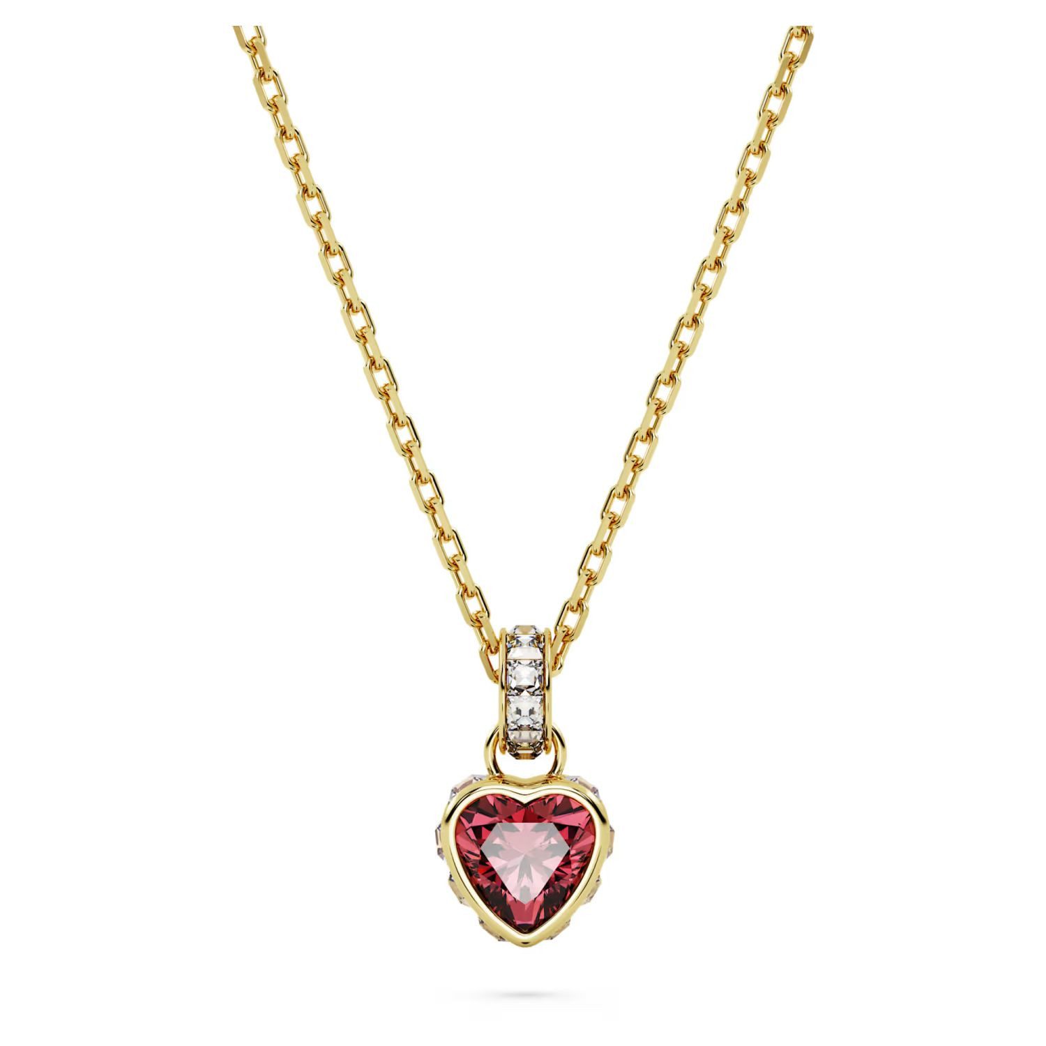 Swarovski Kette mit Anhänger rot...