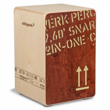 Schlagwerk Cajon CP403RED,Cajon, Red, mit Tasche und Sitzpad