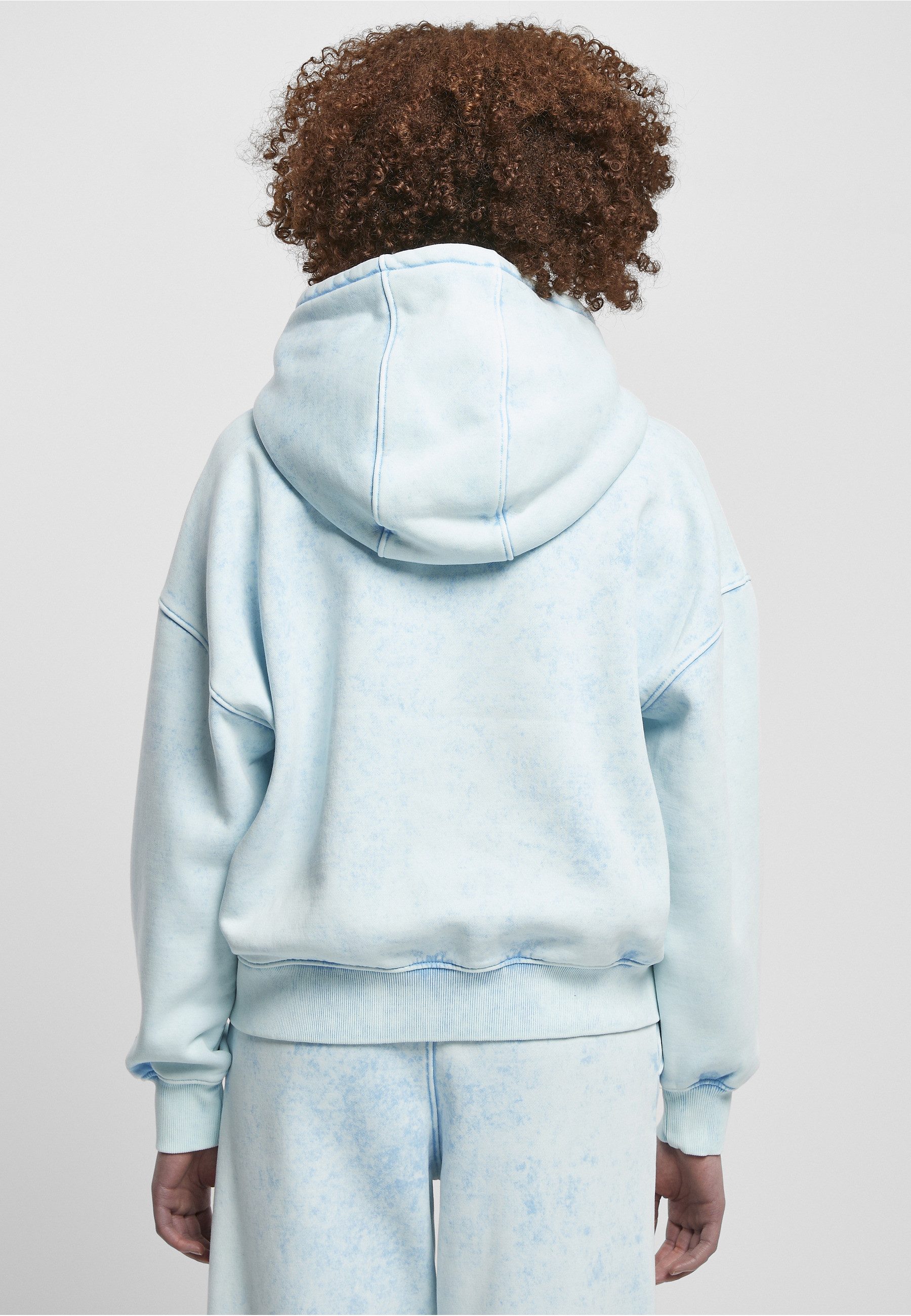URBAN CLASSICS Rundhalspullover Urban Classics Damen Ladies Oversized Towel Washed Hoody (1-tlg)
