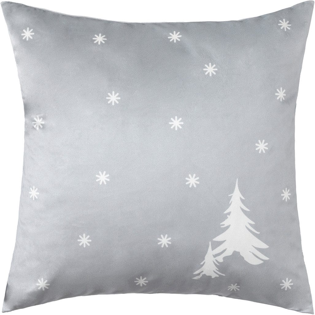 PAD Dekokissen SNOWY, Verschneites Winterdesign für eine gemütliche Atmosphäre