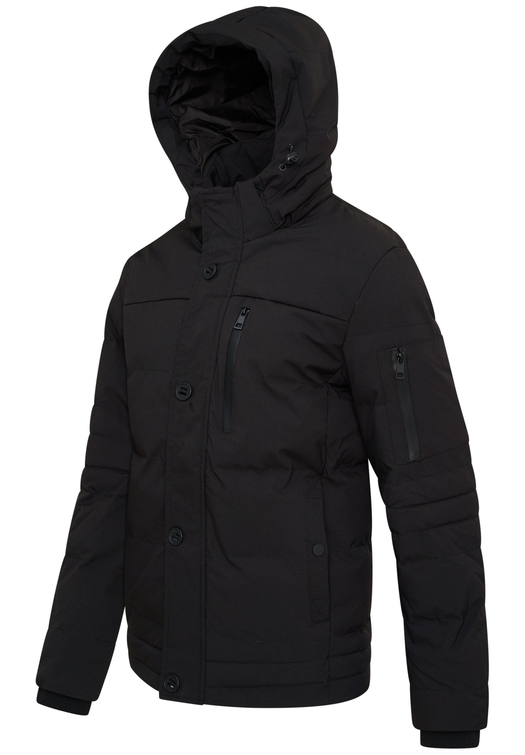 OneRedox Winterjacke ORPAAMIUT Herren warme Pufferjacke Steppjacke Windbreaker