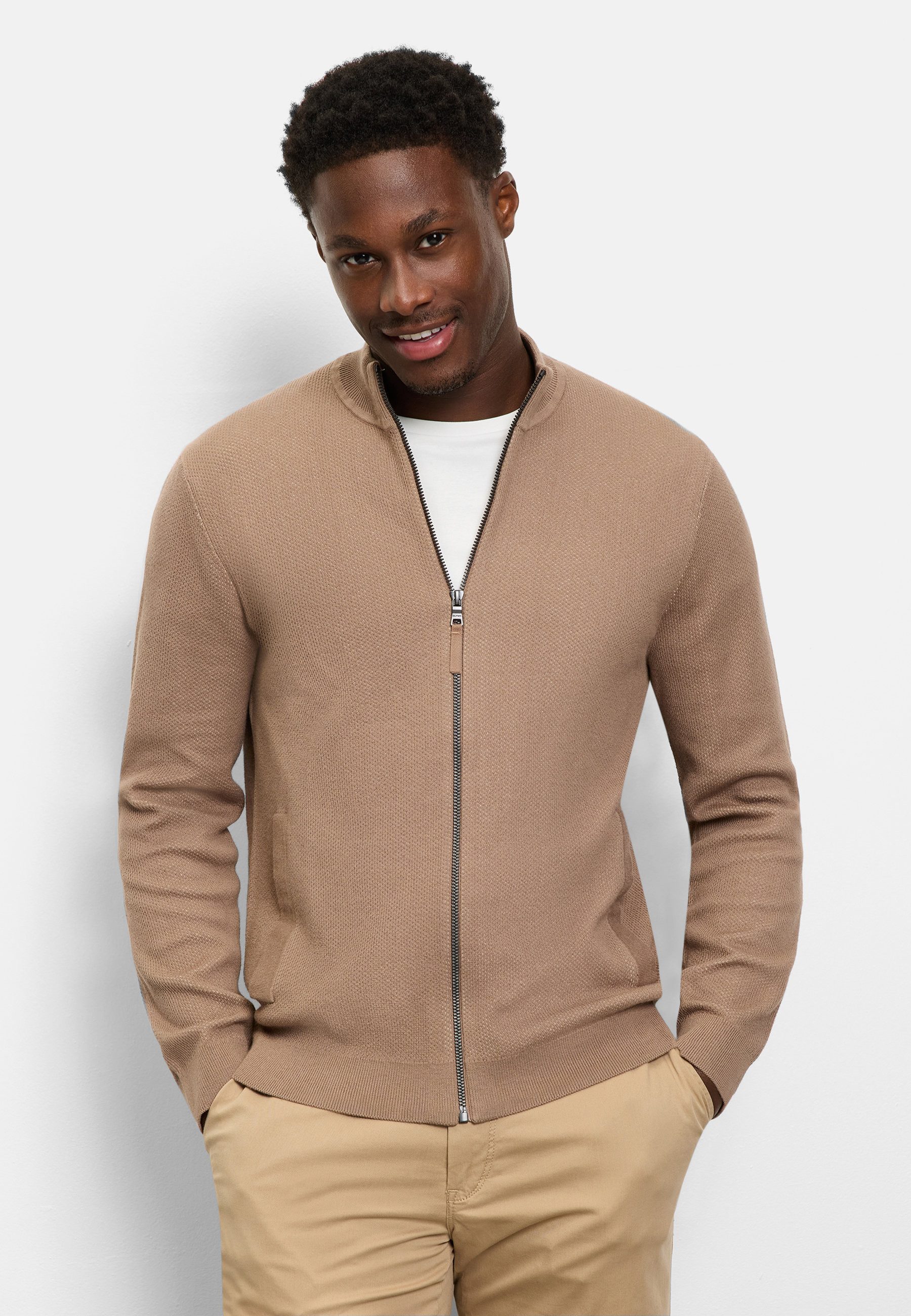 OLYMP Sweatjacke OLYMP Casual Strick