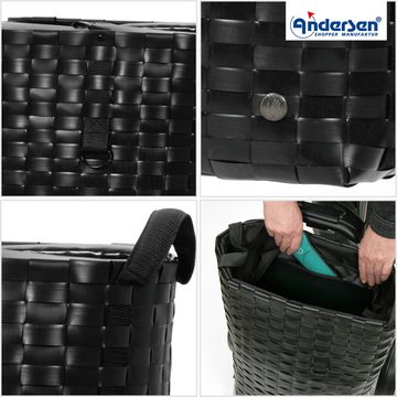 Andersen Einkaufstrolley Alu Star Shopper Silja black, klappbar, höhenverstellbar, belastbar bis 40kg, wasserabweisend