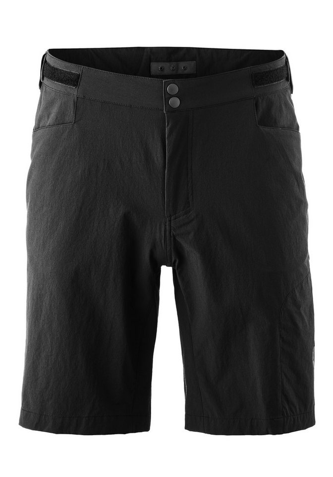 Gonso Fahrradhose Adventure Shorts M Herren Radhose mit einknöpfbarer Radunterhose mit Sitzpolster