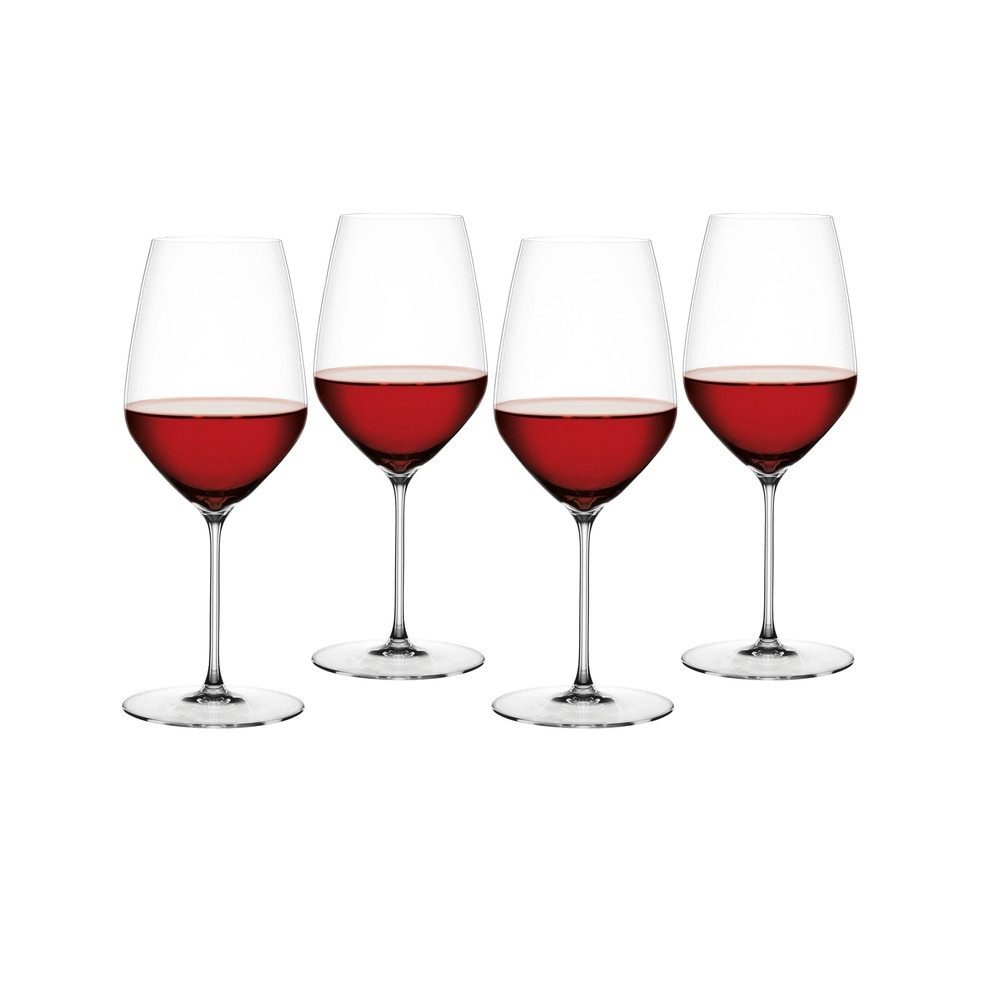 SPIEGELAU Weinglas Spiegelau Hi-Lite Bordeauxglas 650 ml 4er Set, Kristallglas
