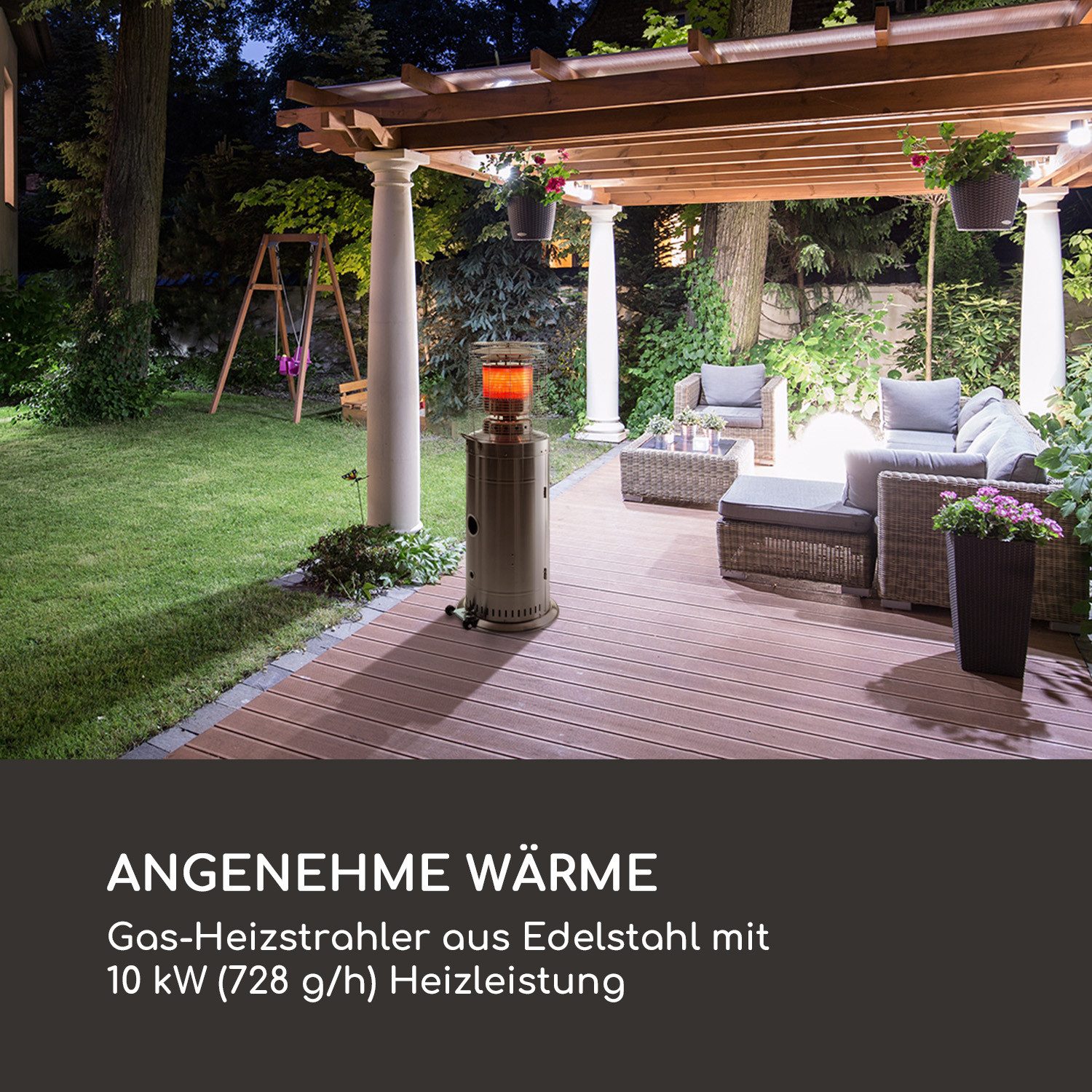 blumfeldt Terrassenstrahler Heatwave, 10000 W, elektrische günstig online kaufen