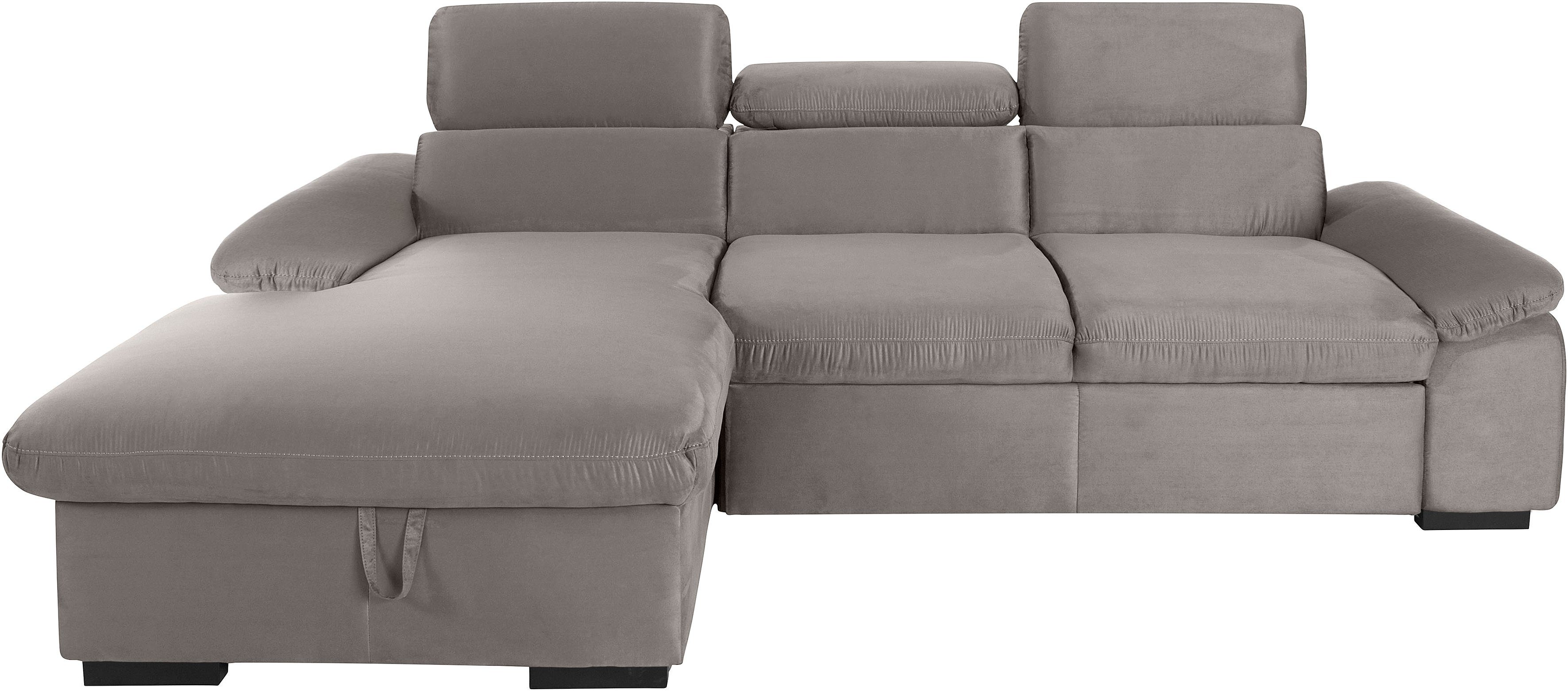 COTTA Ecksofa Lola L-Form mit Kopfteilfunktion günstig online kaufen