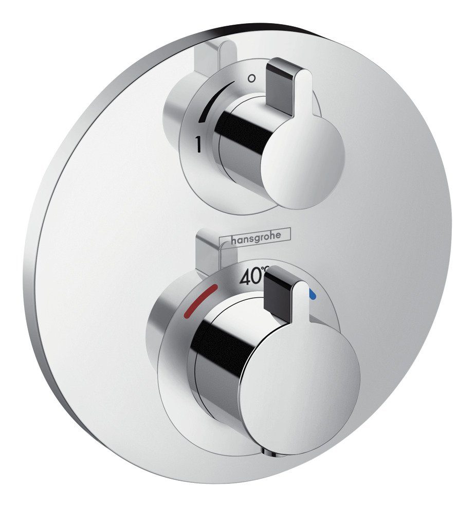 Verbraucher Thermostat für Unterputzarmatur Unterputz 1 hansgrohe Chrom - S Ecostat