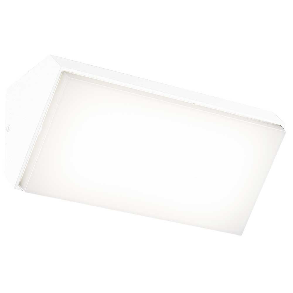Mantra Außen-Wandleuchte Solden horizontale Außen-LED-Wandleuchte Weiß