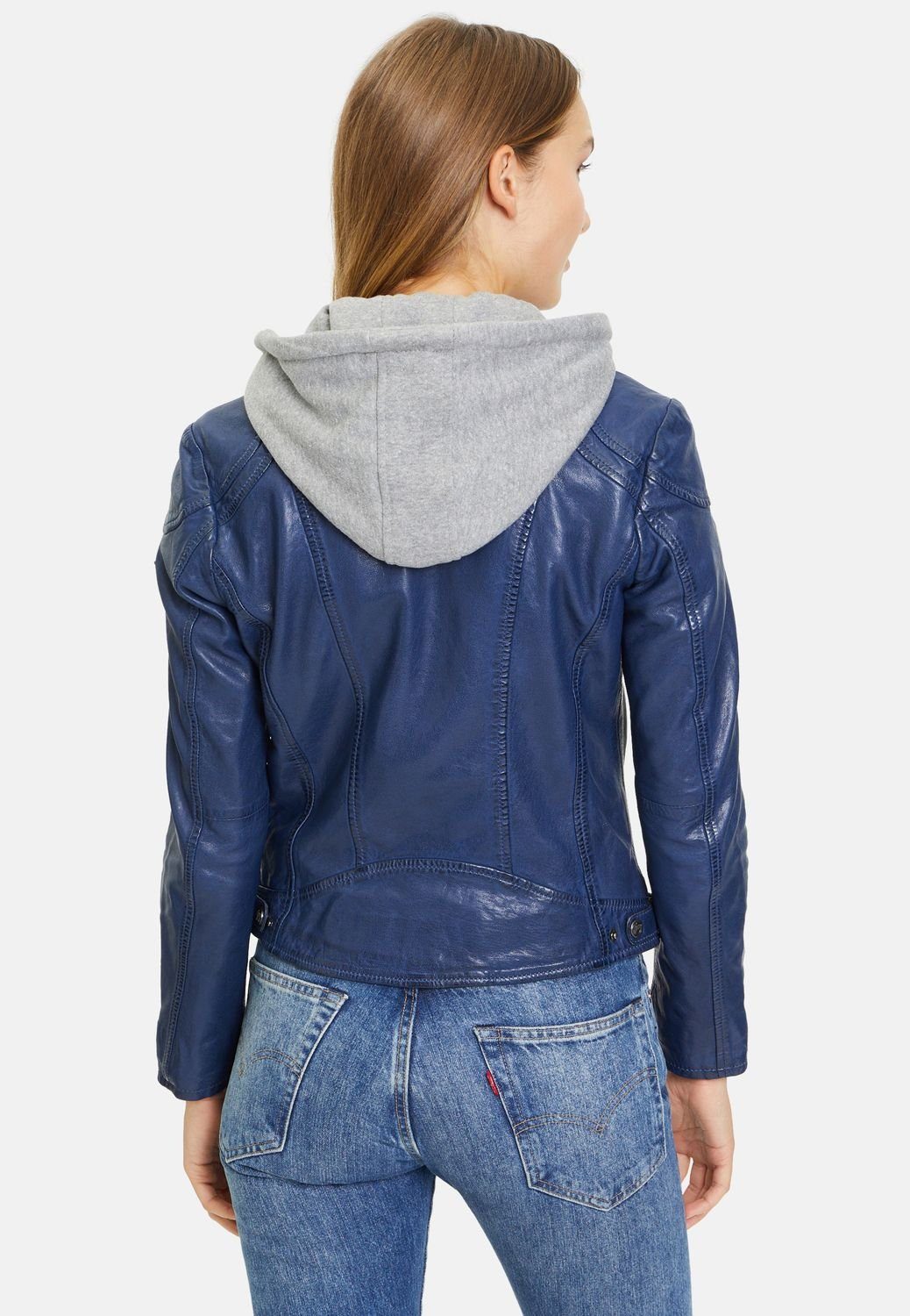 blue RF Lederjacke Gipsy GWAnni