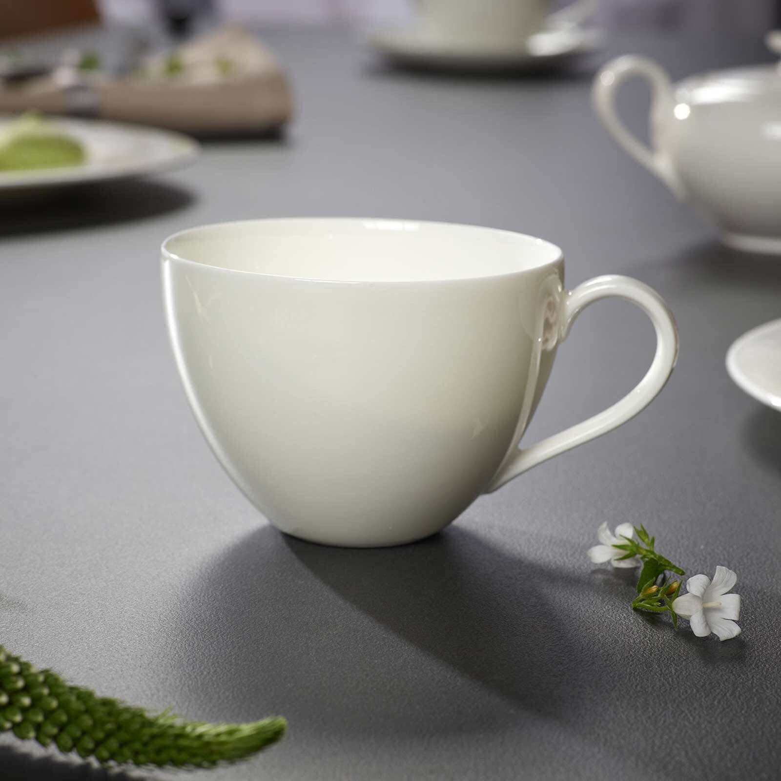 Villeroy & Boch Tasse Anmut Kaffeetassen 150 ml 6er Set, 6-tlg., Porzellan