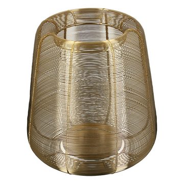 GILDE Kerzenständer GILDE Windlicht Lucerno - gold - H. 29cm x D. 25cm