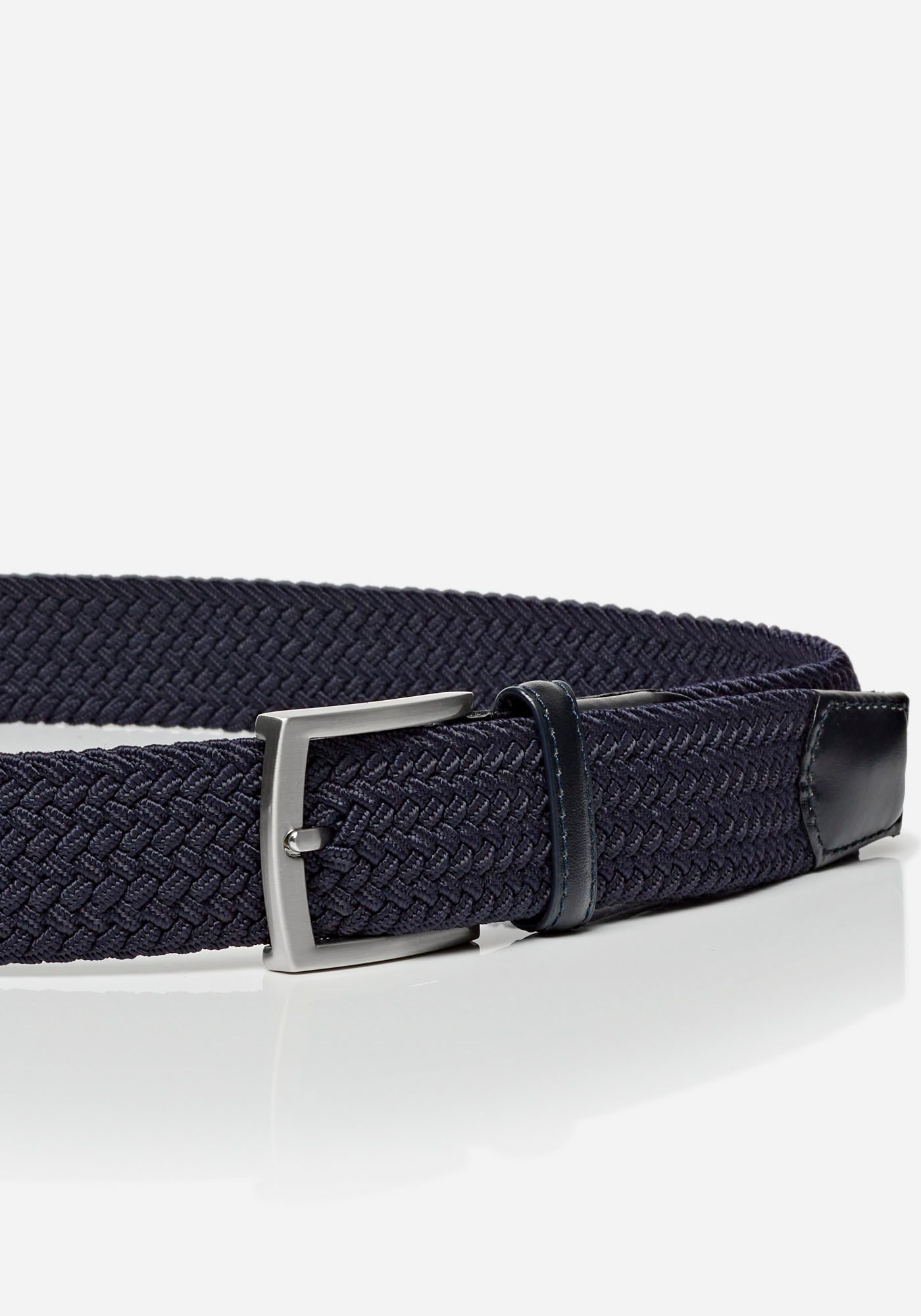 MONTI Flechtgürtel HAMBURG 3,5 cm breit, Elastischer Flechtgürtel, Casual-Business-Sportiv