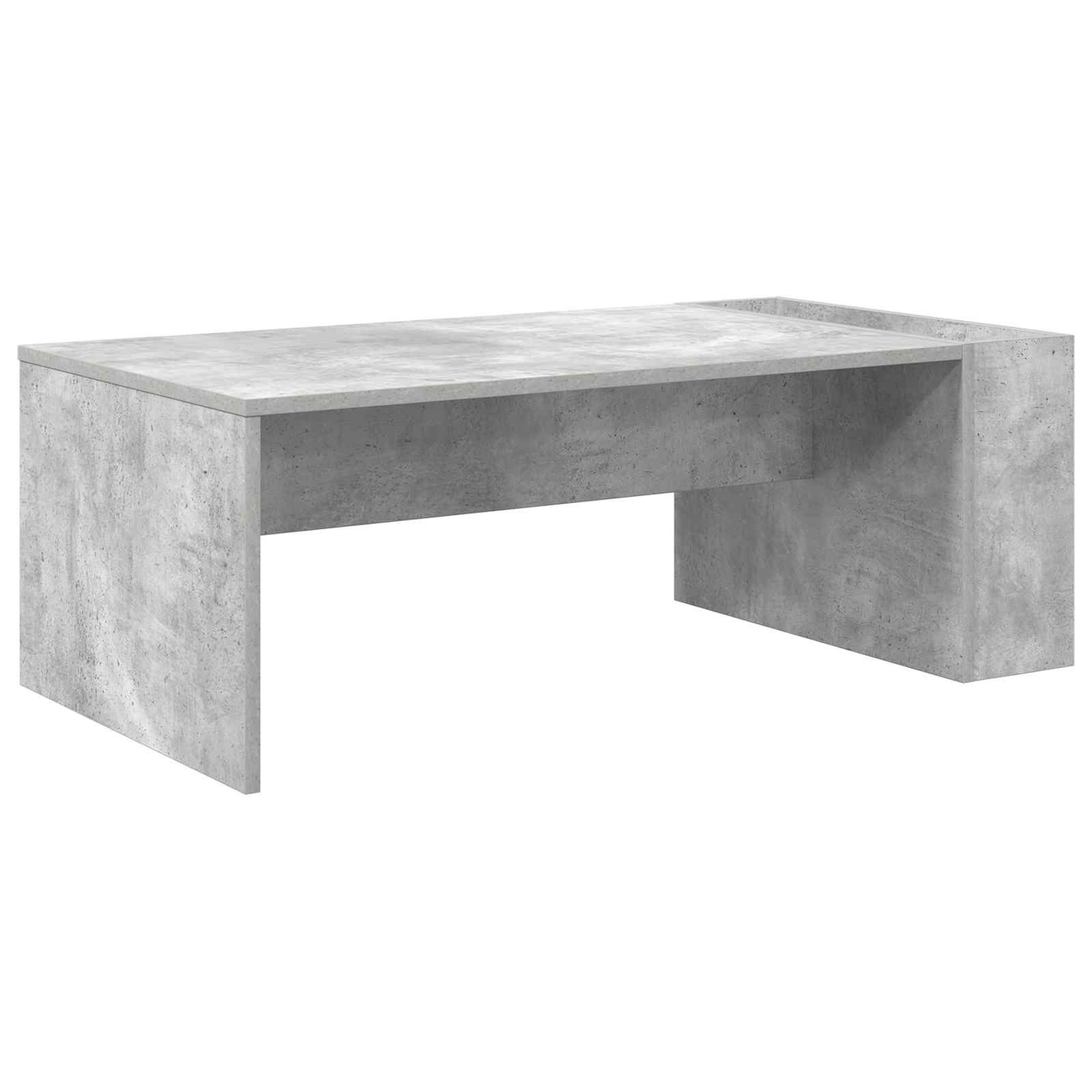 vidaXL Couchtisch Couchtisch Beton Grau 95 x 50 x 34 cm Holzwerkstoff (1-St)