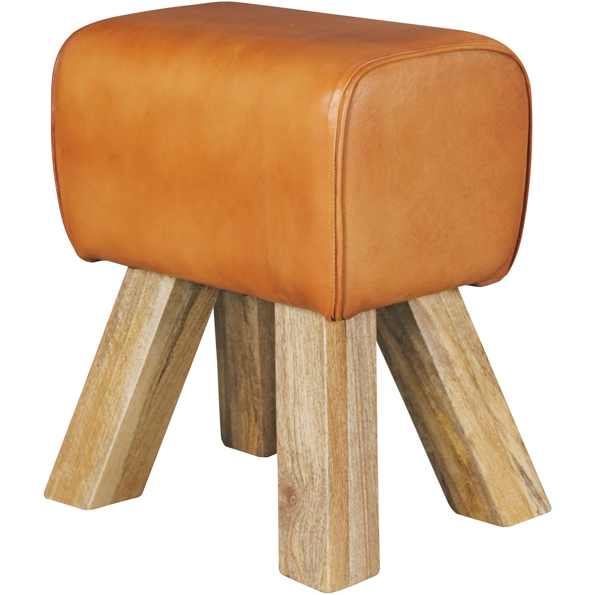 FineBuy Design Turnbock Sitzhocker 40 x 30 x 47 cm, Turnhocker Hocker Beistellhocker Fußhocker – Bild 5 von 5