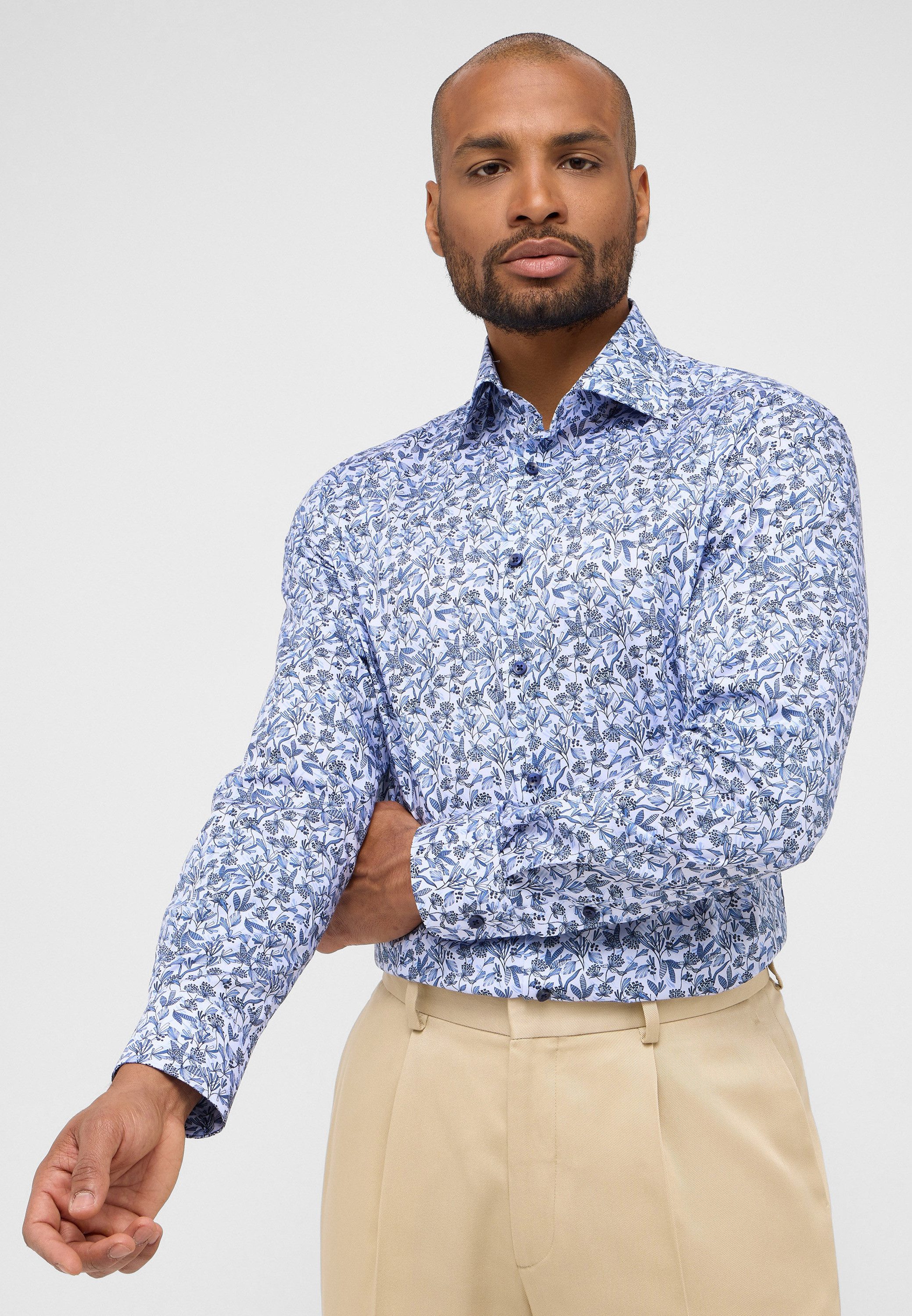 Eterna Langarmhemd MODERN FIT NON IRON (bügelfrei) günstig online kaufen