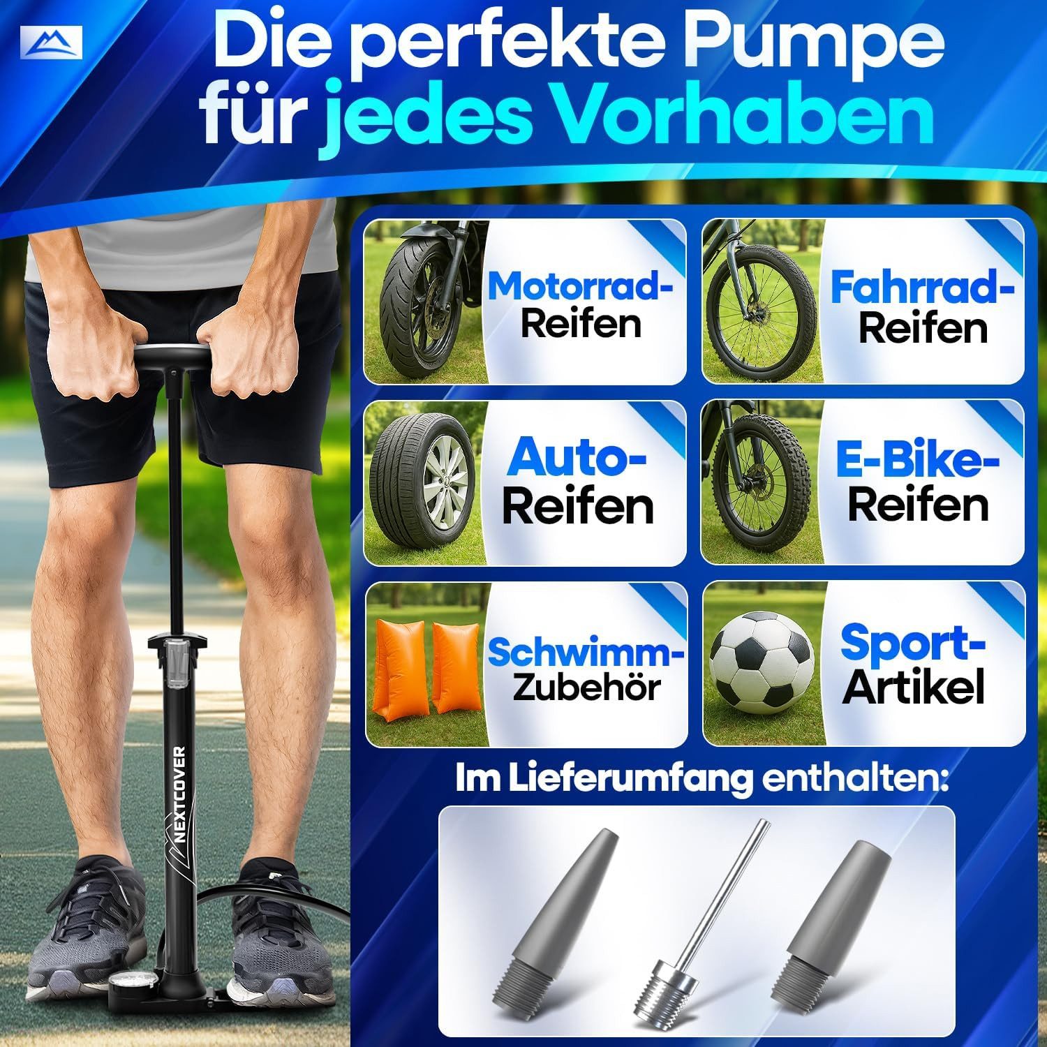 Nextcover Fahrradpumpe Nextcover Fahrradpumpe