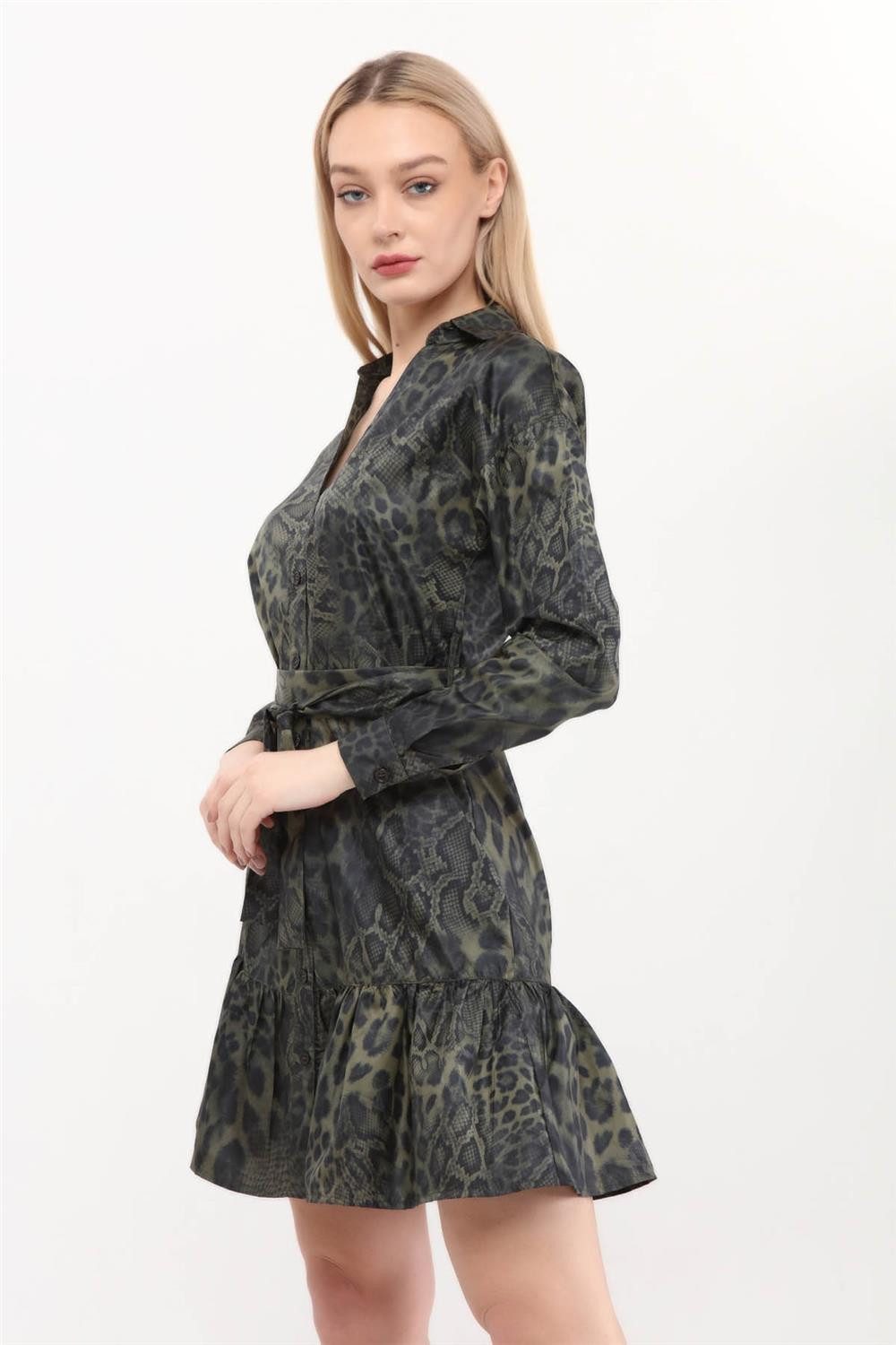 HomeStore Minikleid Leo-Print-Kleid günstig online kaufen
