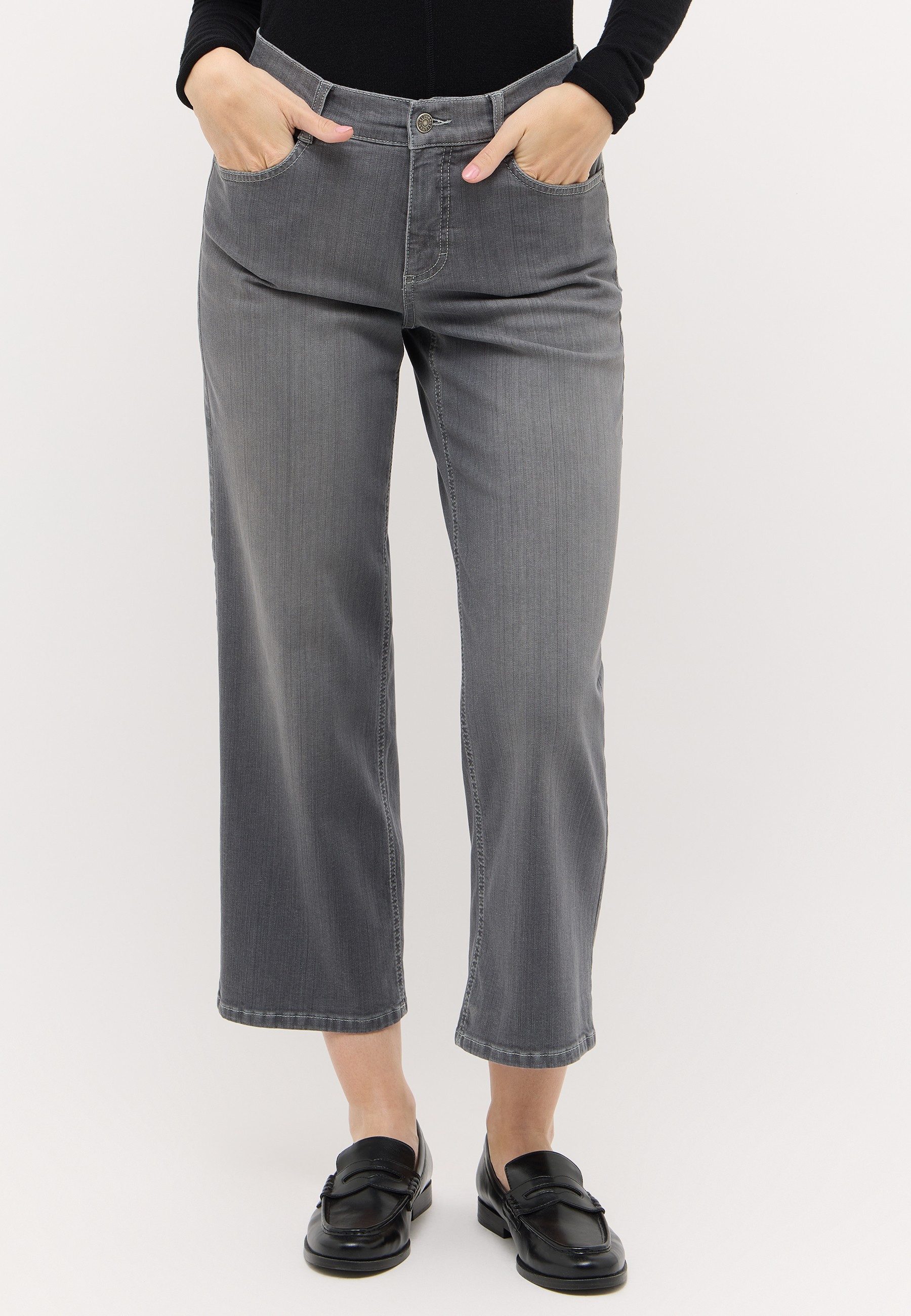 ANGELS 7/8-Jeans LAIA weite Passform, aus Baumwollmischung, mit Gürtelschlaufen