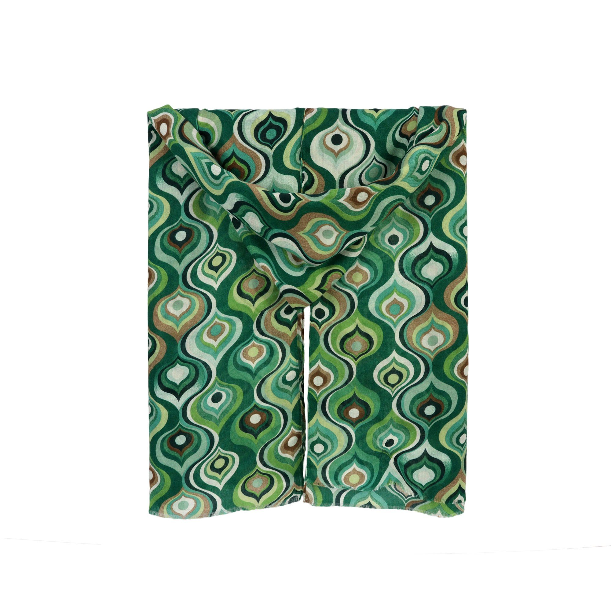 ZEBRO Modeschal grün Schal