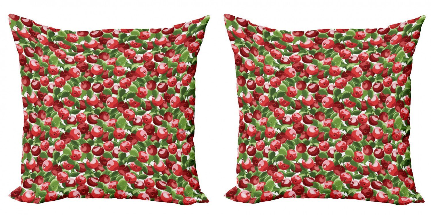 Doppelseitiger Abakuhaus Accent Bio-Garten-Ernte Digitaldruck, Apfel (2 Modern Kissenbezüge Stück),