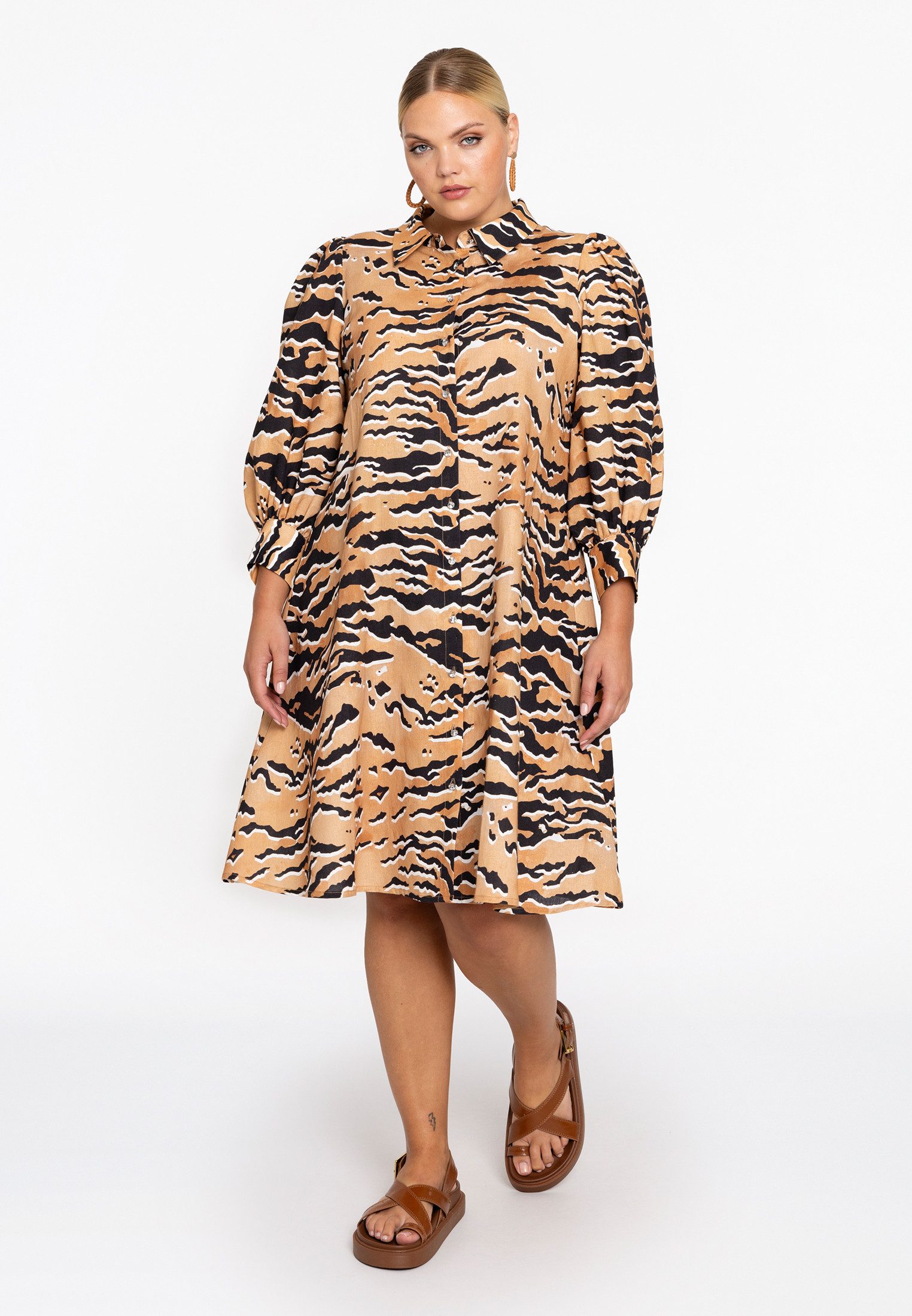 YOEK A-Linien-Kleid Damen Kleid Große Größen günstig online kaufen