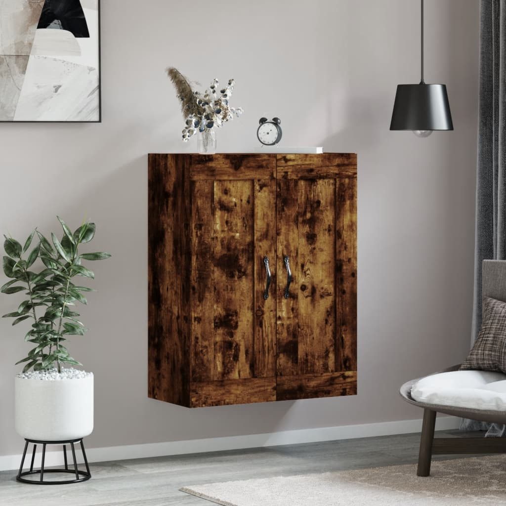 vidaXL Hängeschrank Wandschrank Räuchereiche 69,5x34x90 cm günstig online kaufen
