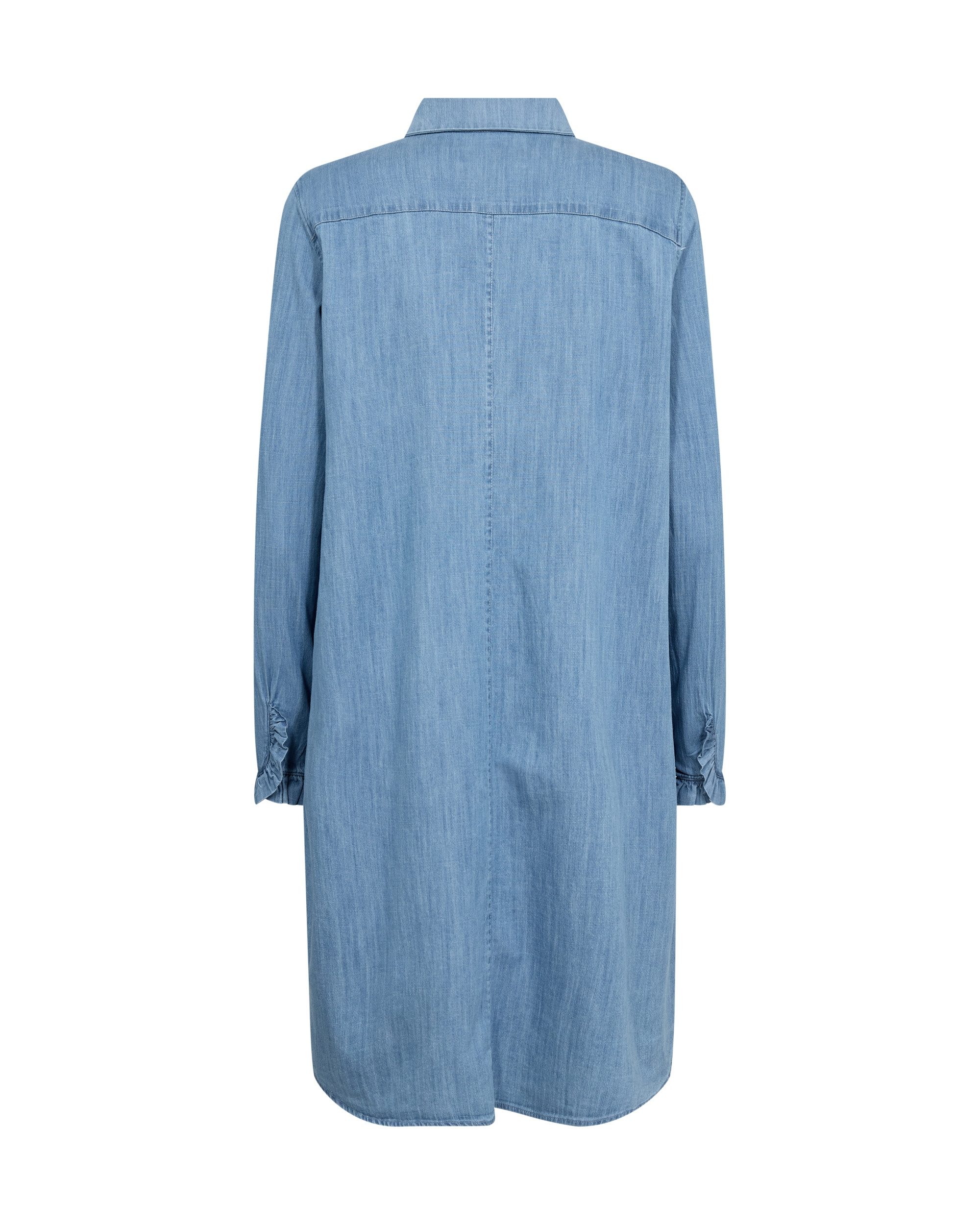 Mos Mosh Blusenkleid MMMattie Flip Denim Dress Mid Blue