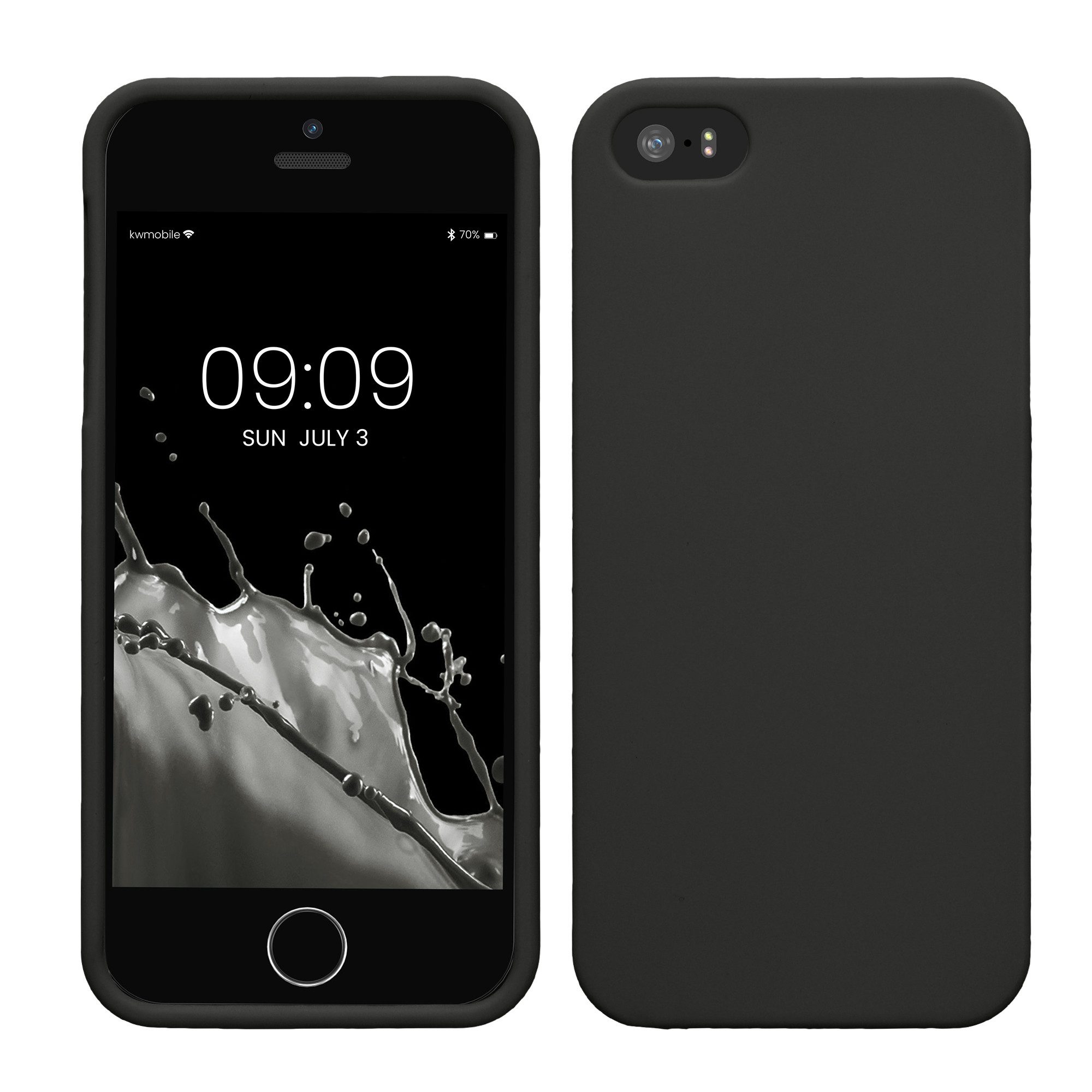 kwmobile Handyhülle Hülle für Apple iPhone SE (1.Gen 2016) / 5 / 5S, Hülle Silikon - Soft Handyhülle - Handy Case Cover