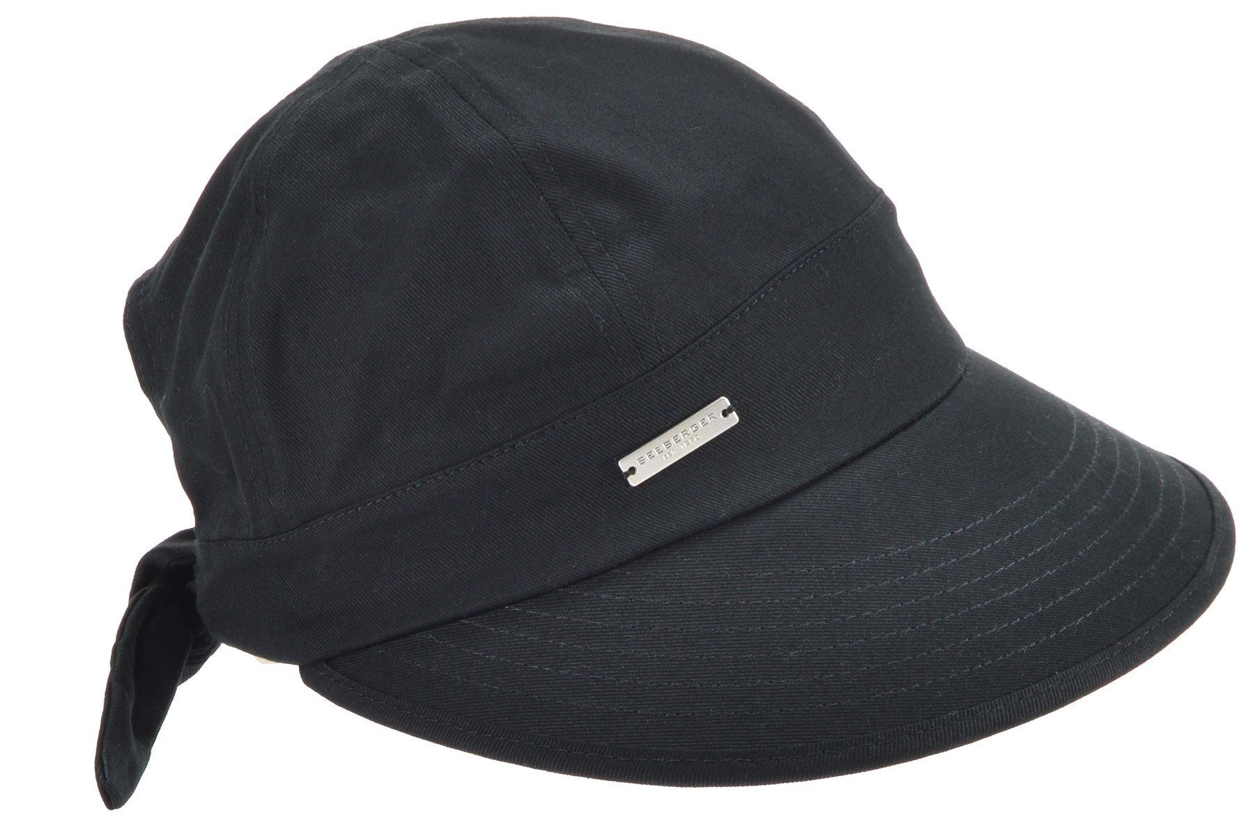 Seeberger Sonnenhut Baumwollstoff Schirmmütze mit Schleife 468796-0