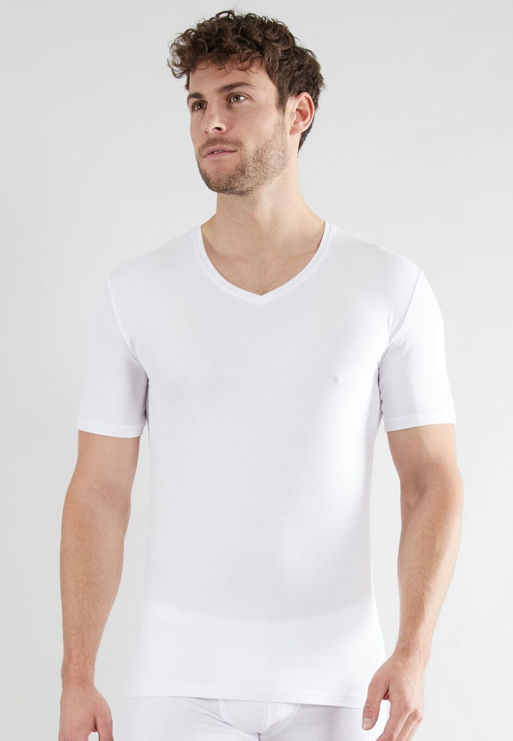 CECEBA Unterhemd Bamboo (2-St) kurzarm, V-Ausschnitt, atmungsaktiv, im 2er günstig online kaufen