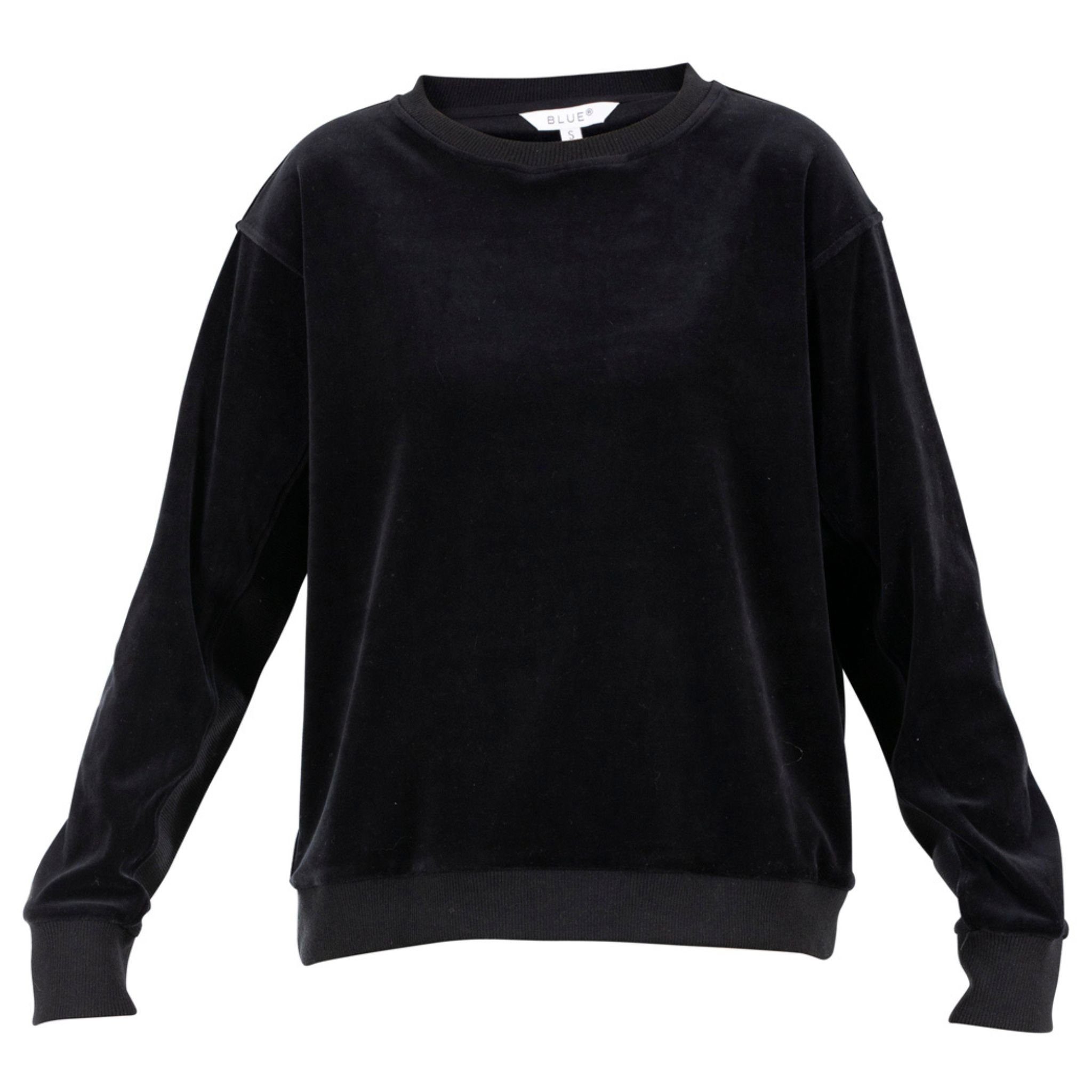 Blue Sportswear Rundhalspullover Manning Velvet Nicki Sweatshirt Nicky-Shirt