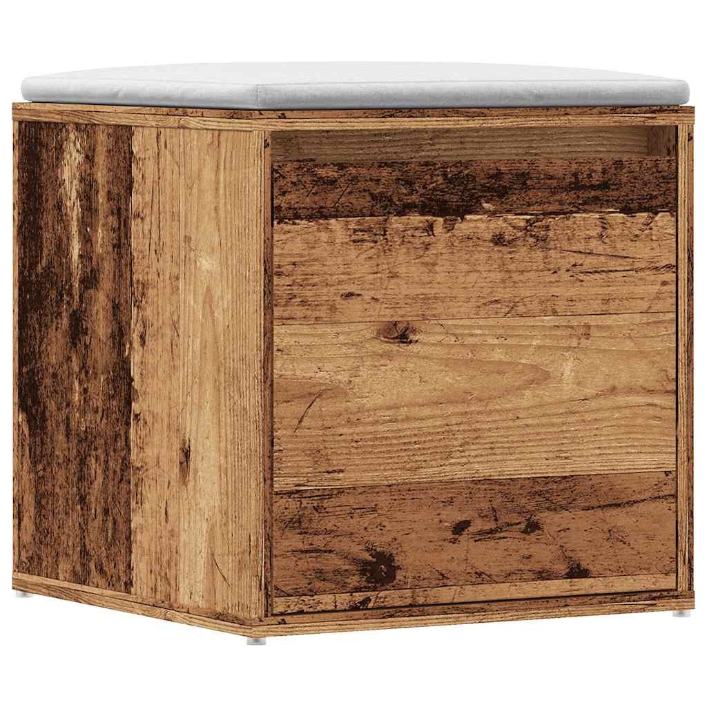 vidaXL Kommode Schubladenbox Altholz 40,5x40x40 cm Holzwerkstoff (1 St)