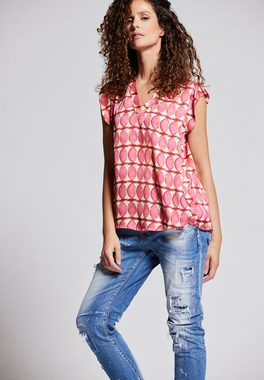 Andijamo-Fashion Shirtbluse LUXURY DOT Print