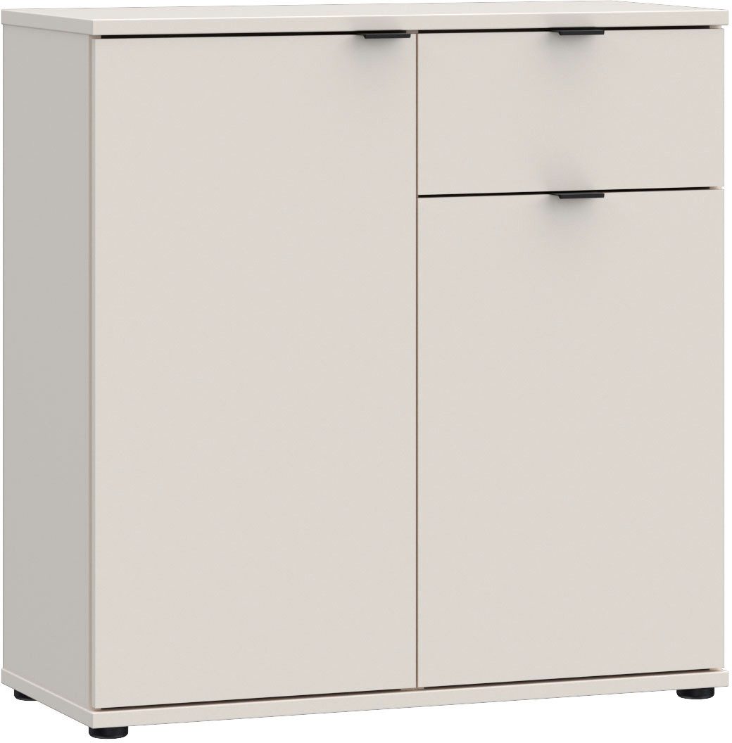 FORTE Kommode Ganymede, Kommode, Stauraum, Schublade, Metallgriffe, 4 Dekore, Breite 80,1cm