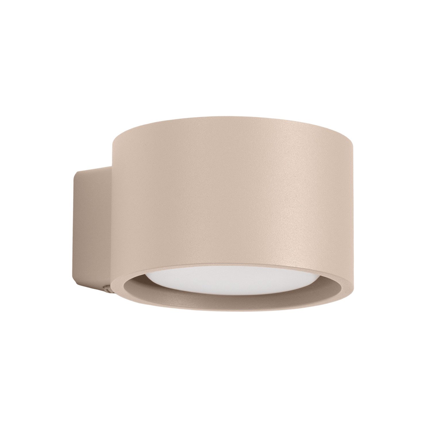 SOLLUX lighting Wandleuchte Wandleuchte MODO 1 taupe Gx53, Nicht enthalten