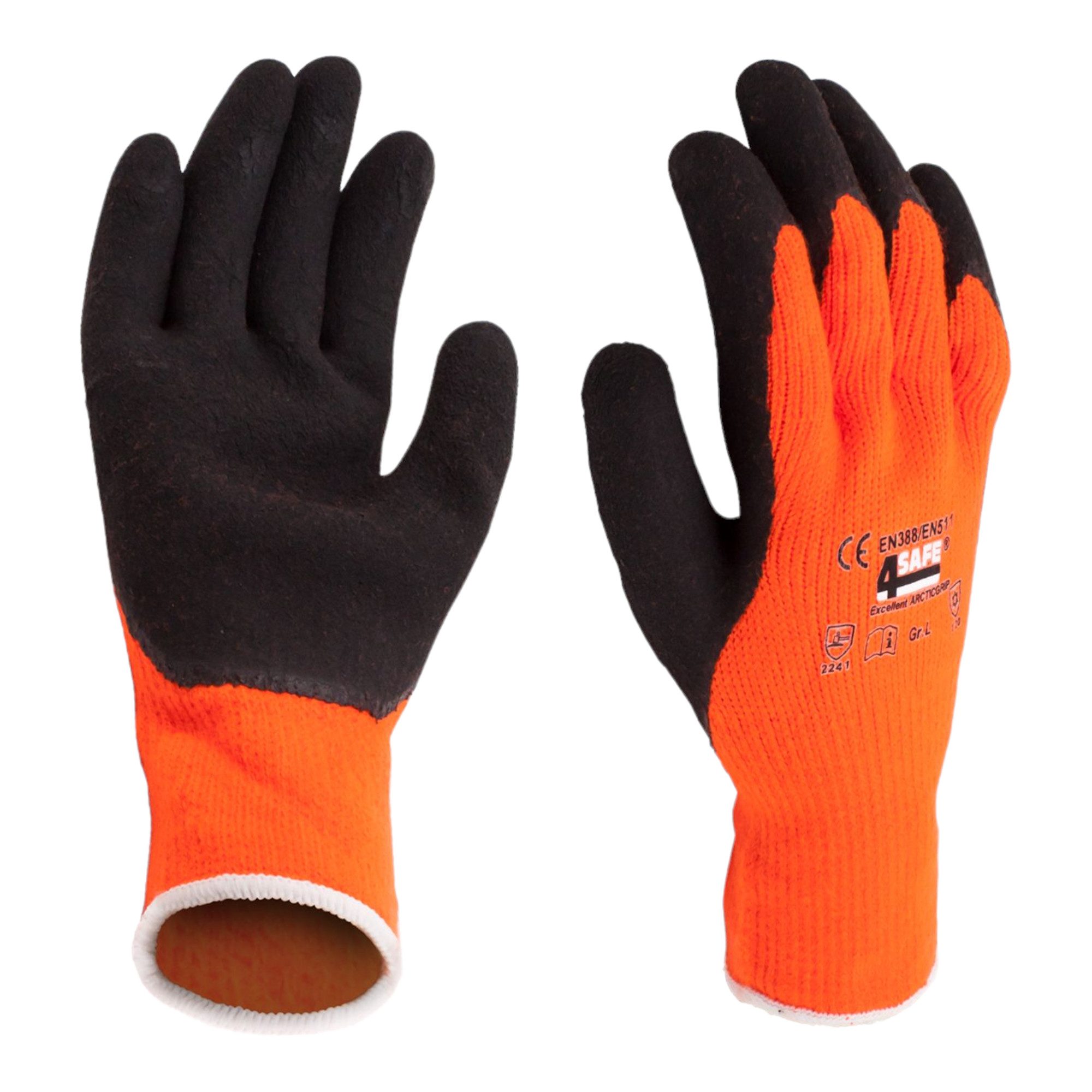 Arbeitshandschuhe Winter Arbeitshandschuhe Baugewerbe Acryl/Latex K037W Größe XXL