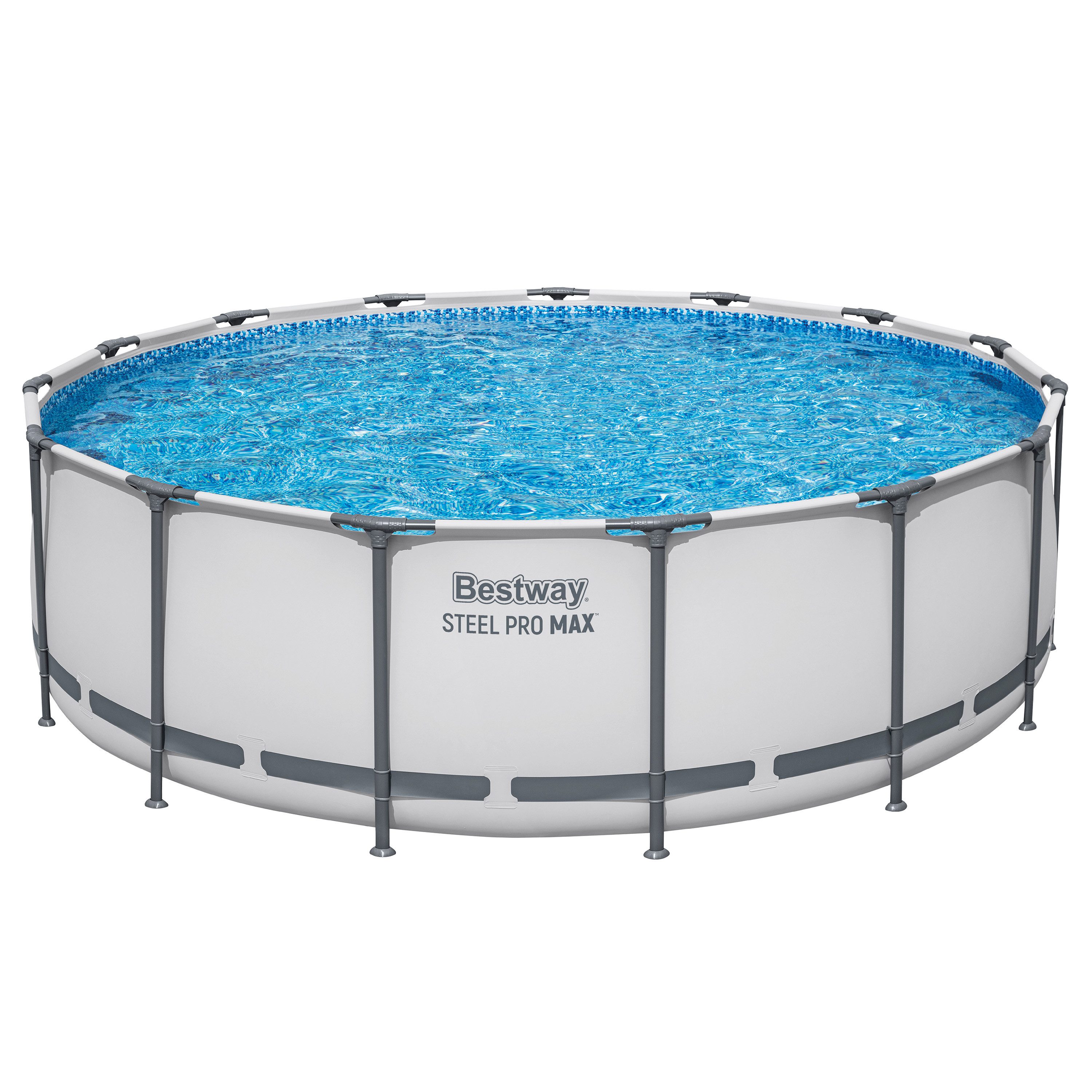 Bestway Framepool Steel Pro MAX™ (Packung, ohne Zubehör), Ø 457 x 122 cm