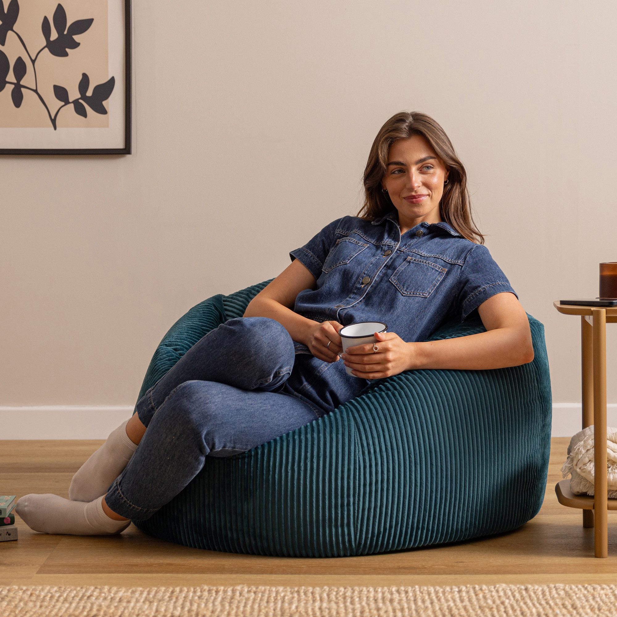 icon Sitzsack Erwachsene XXL aus Cord günstig online kaufen