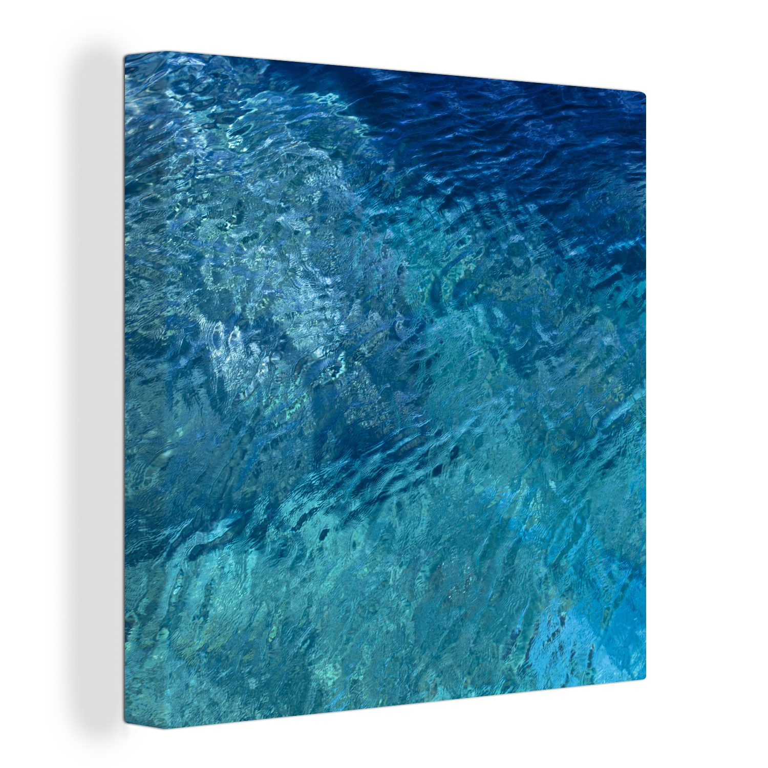 OneMillionCanvasses® Leinwandbild Meer - Golf - Wasser, (1 St), Leinwand Bilder für Wohnzimmer Schlafzimmer