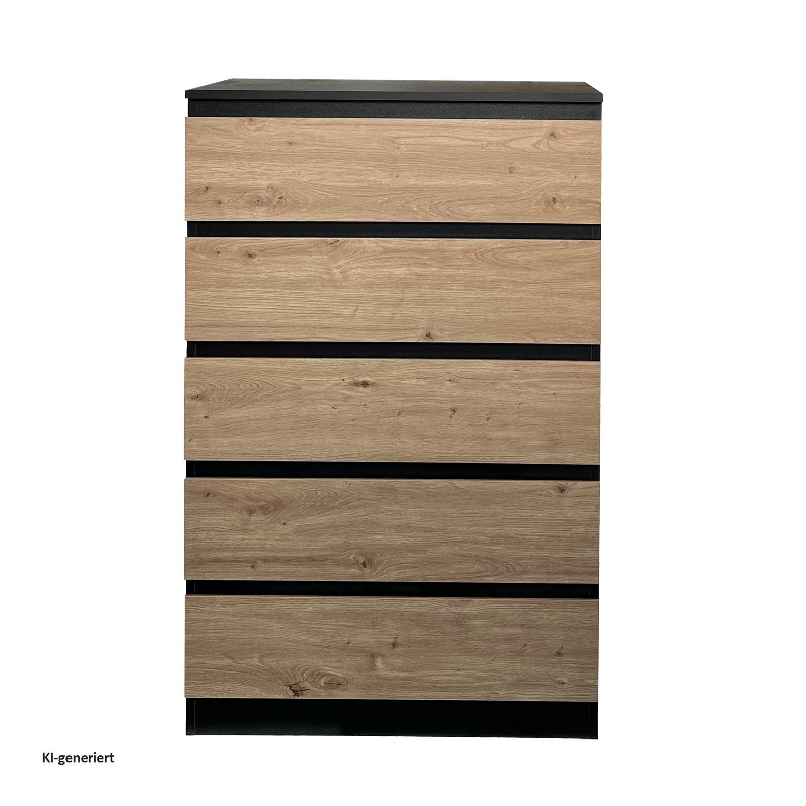 HTI-Living Kommode Kommode mit 5 grifflosen Schubladen (Stück, 1 St., 1 Kommode), Anrichte Sideboard Schrank – Bild 4 von 4