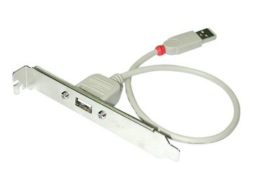 Lindy LINDY USB 2.0 Slotblechadapter, 1 x USB Typ A Computer-Kabel