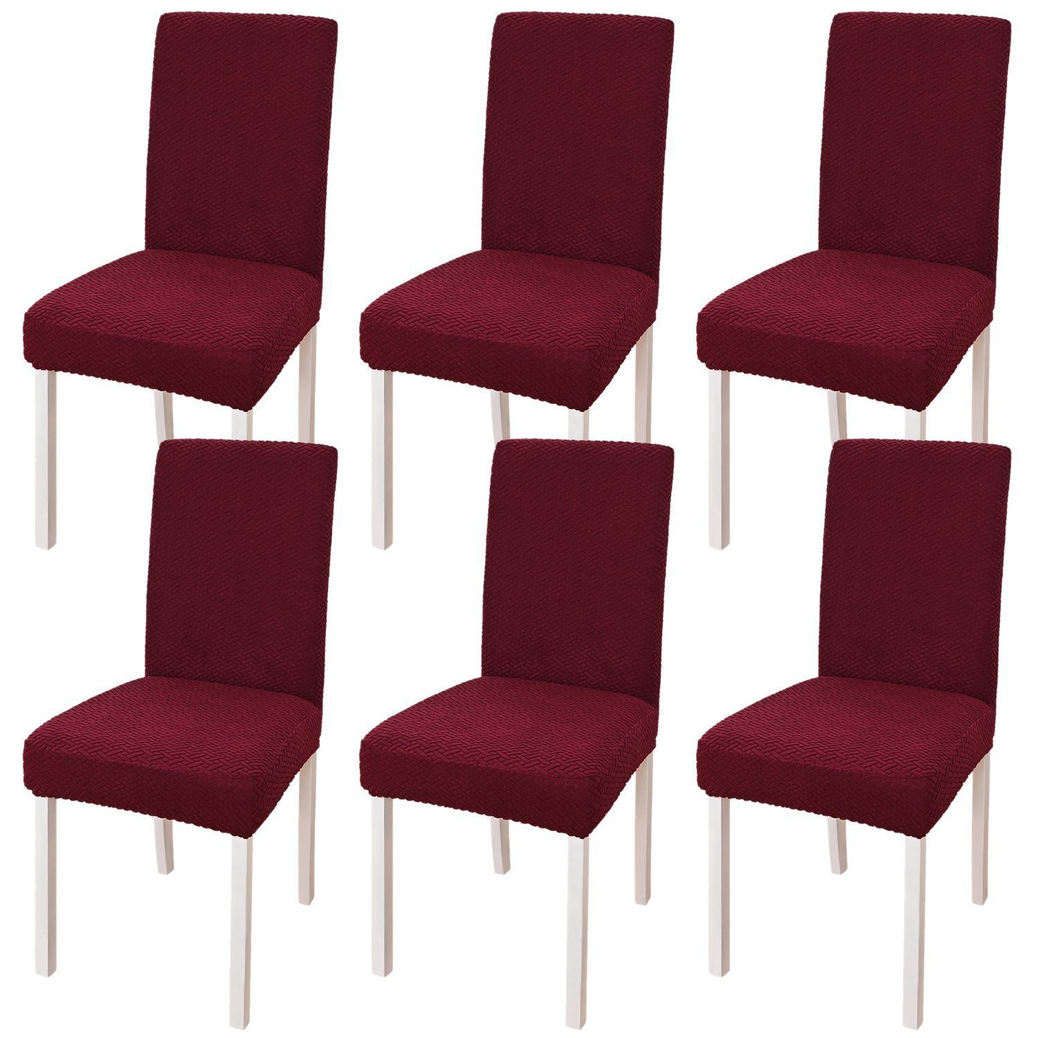BYSURE Stuhlhusse, Esszimmer Stretch-Stuhlhussen Schonbezug, 2/4/6er günstig online kaufen