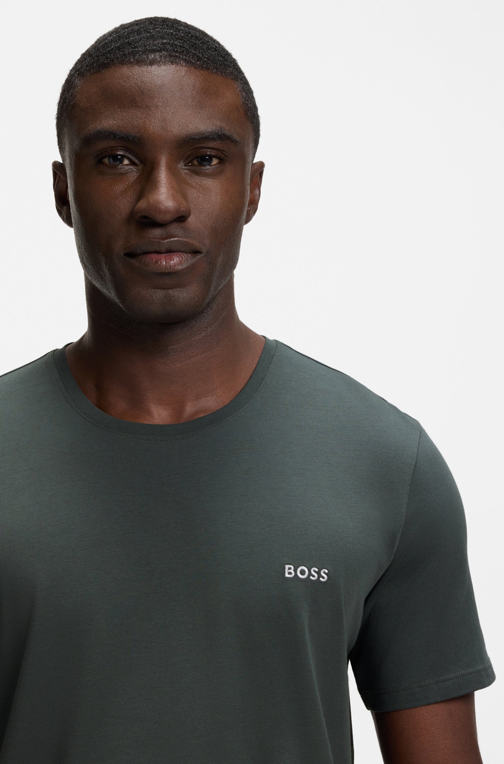 BOSS T-Shirt Mix&Match T-Shirt R mit Logostickerei günstig online kaufen