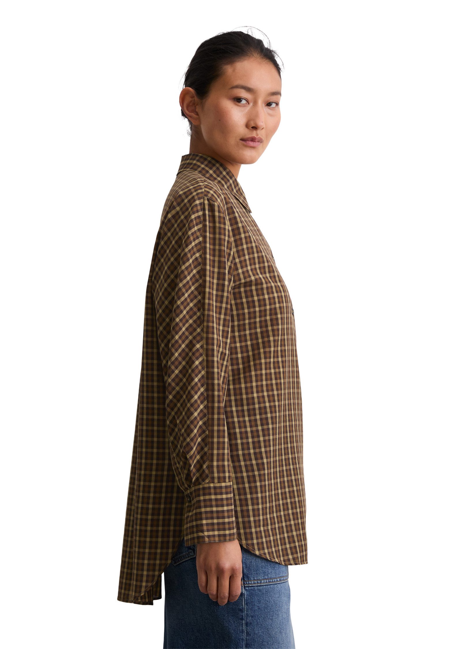 Marc O'Polo Langarmbluse aus Organic-Cotton-Lyocell-Mix günstig online kaufen