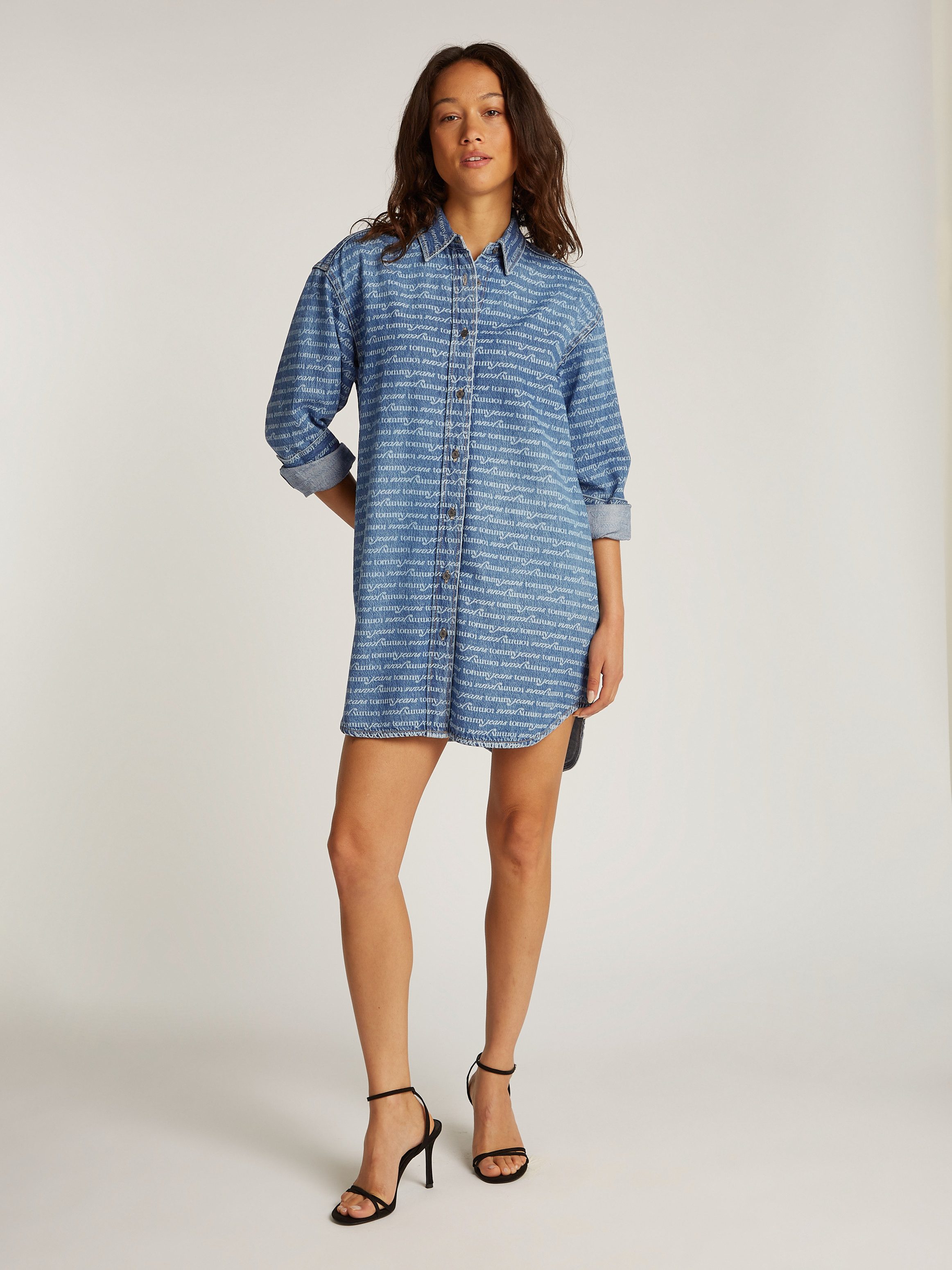 Tommy Jeans Hemdblusenkleid RELAXED SHIRT DRESS günstig online kaufen