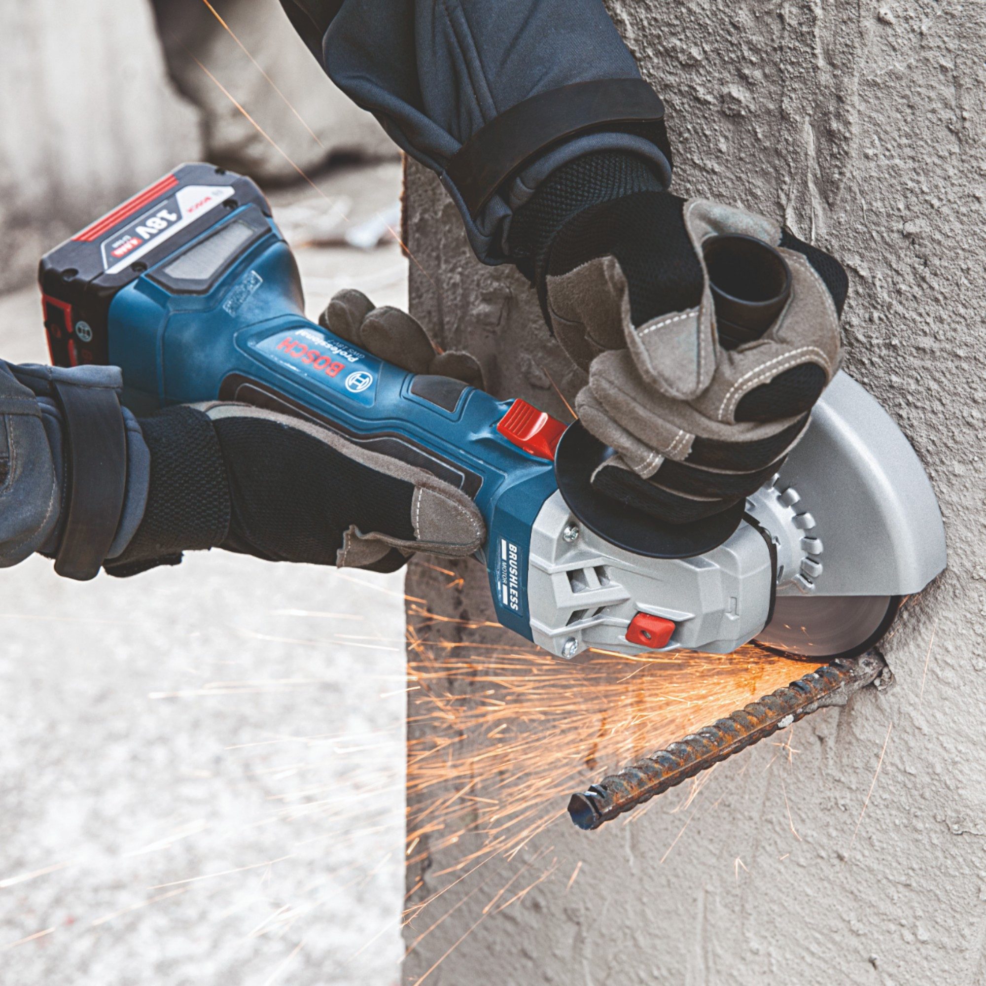 Bosch Professional Akku-Winkelschleifer GWS 18V-7 Professional Akku Winkelschleifer 18 V 115 mm Brushless
