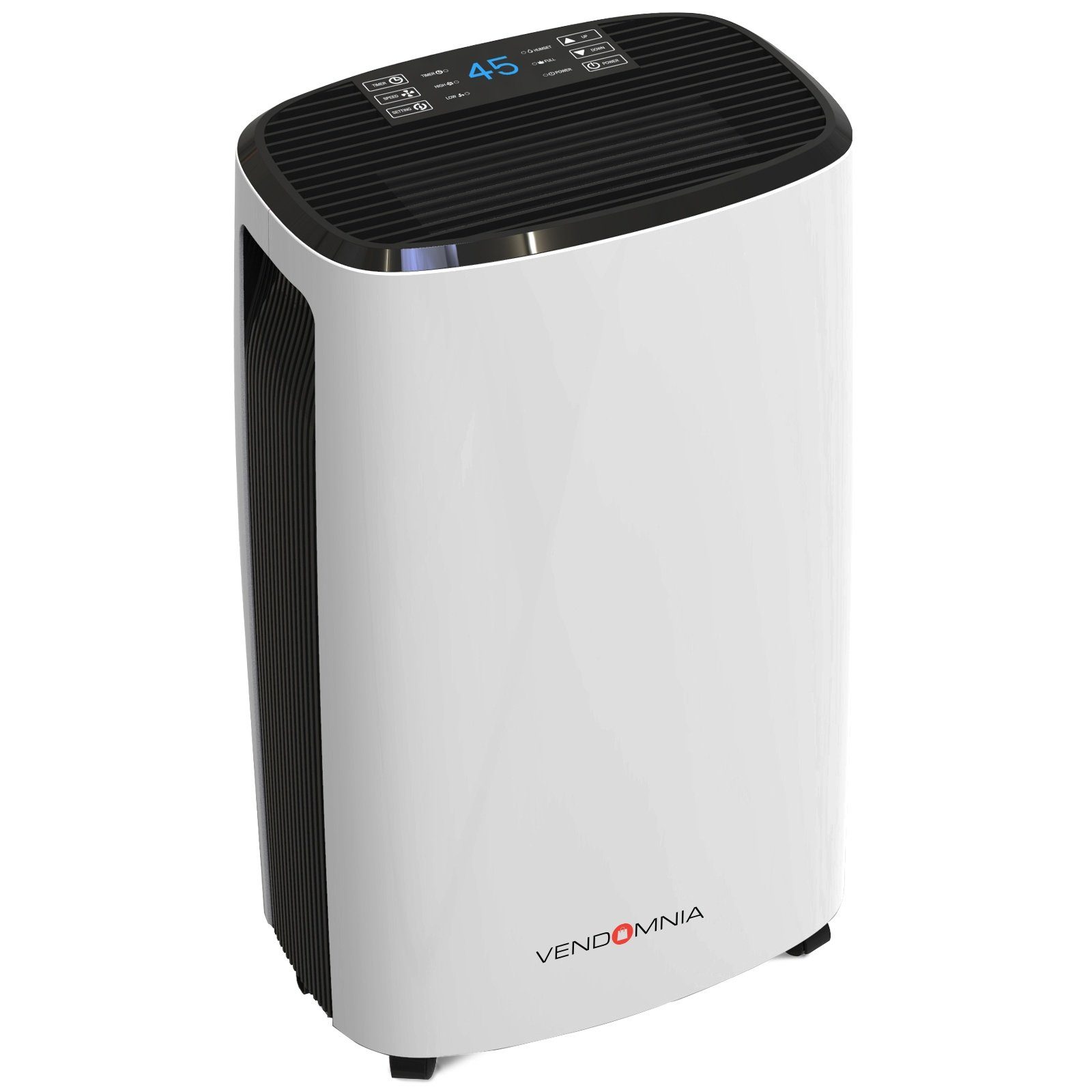 VENDOMNIA Luftentfeuchter Luftentfeuchter 16/20 L Auto-Modus Raumentfeuchter, Entfeuchtungsgerät, für 30 m³ Räume, 3,7L Behälter, bis 30 m², elektrisch, Timer, Wäschetrocknung